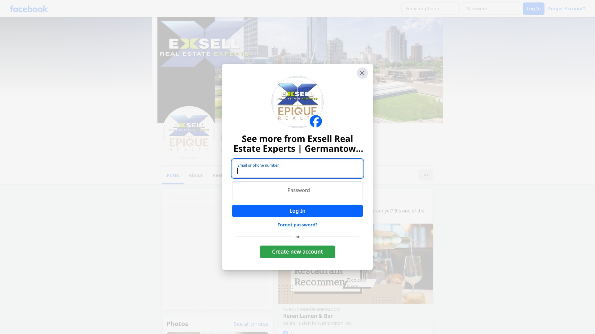 Screenshot of exsellexperts.com