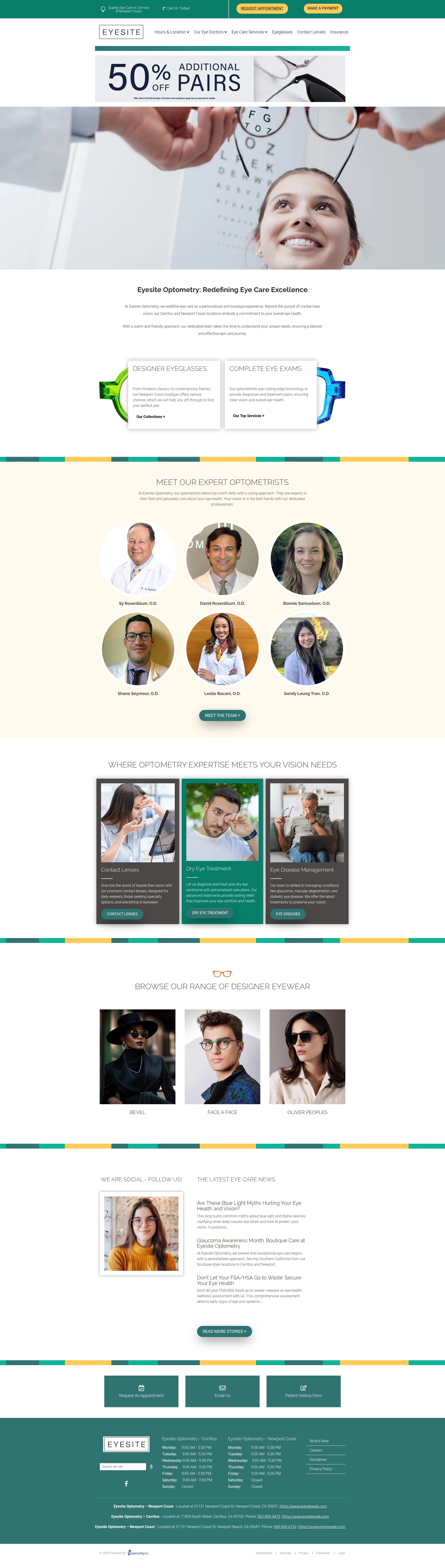 Screenshot of eyesiteweb.com