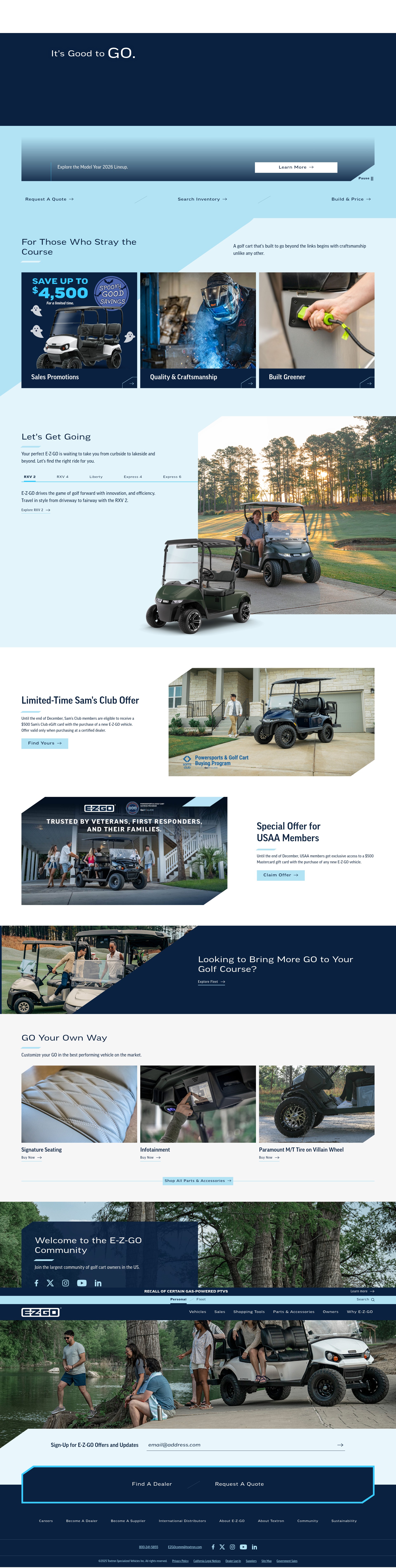 Screenshot of ezgo.txtsv.com
