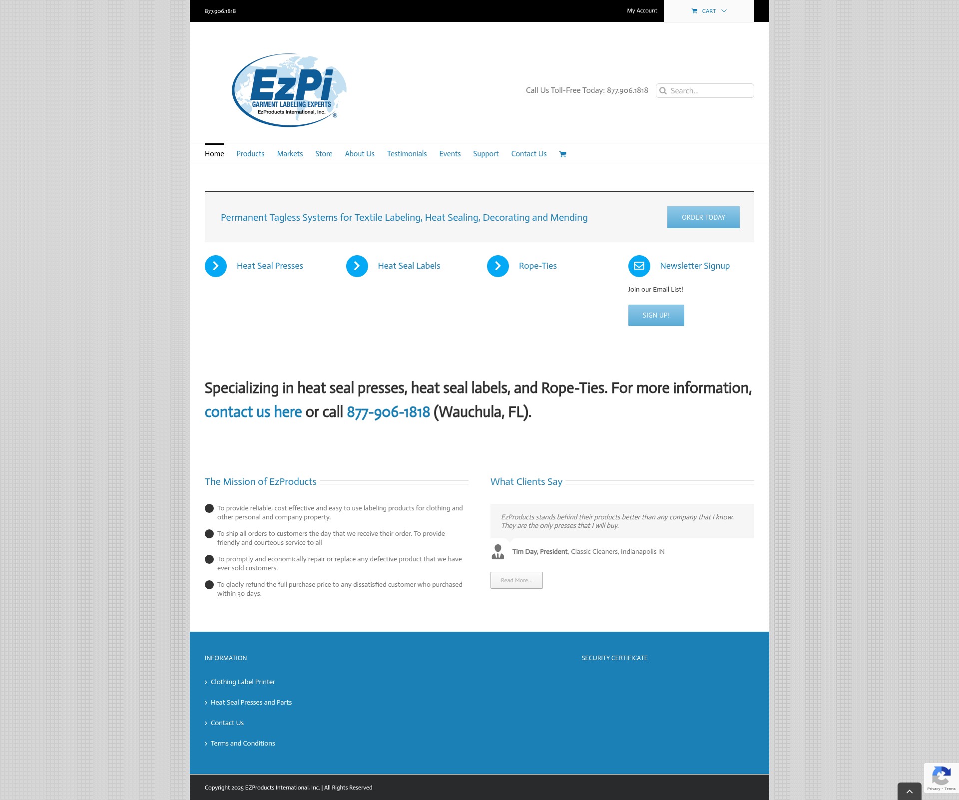 Screenshot of ezpi.us