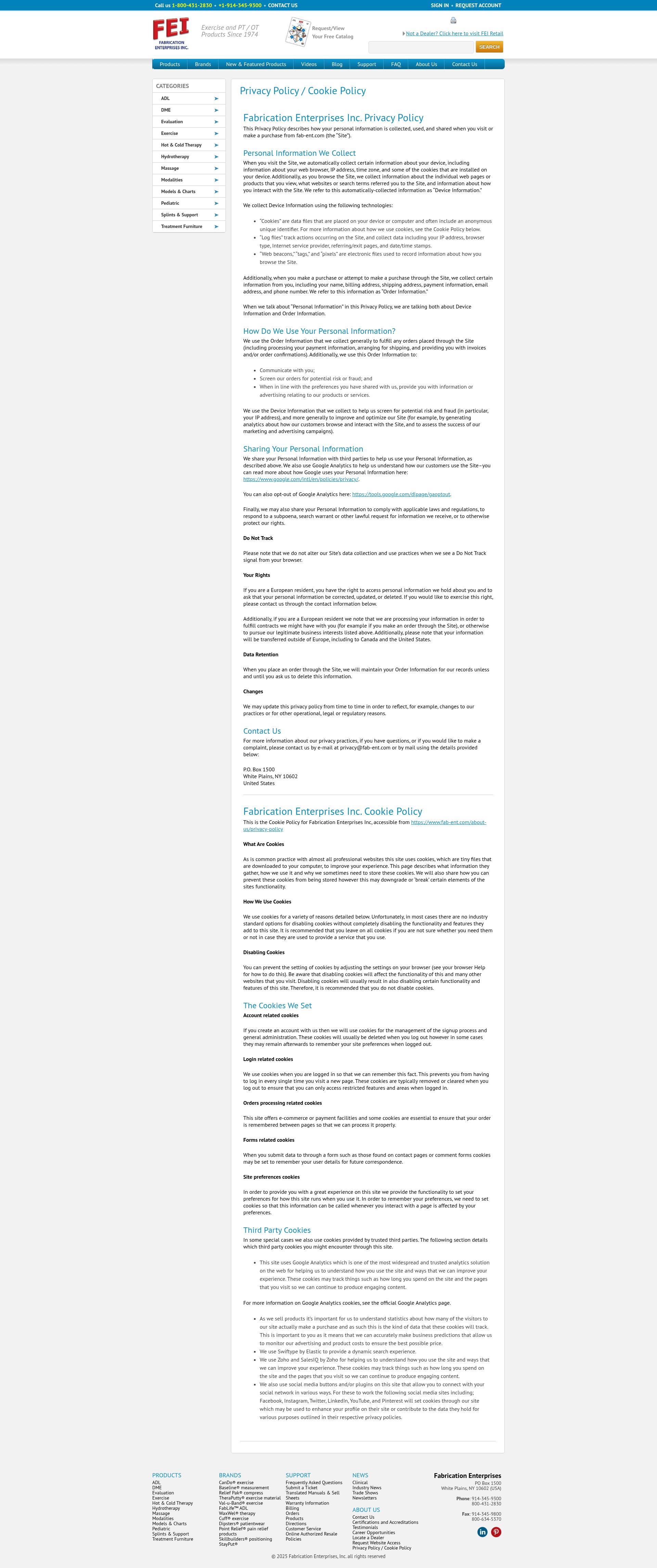 Screenshot of fab-ent.com