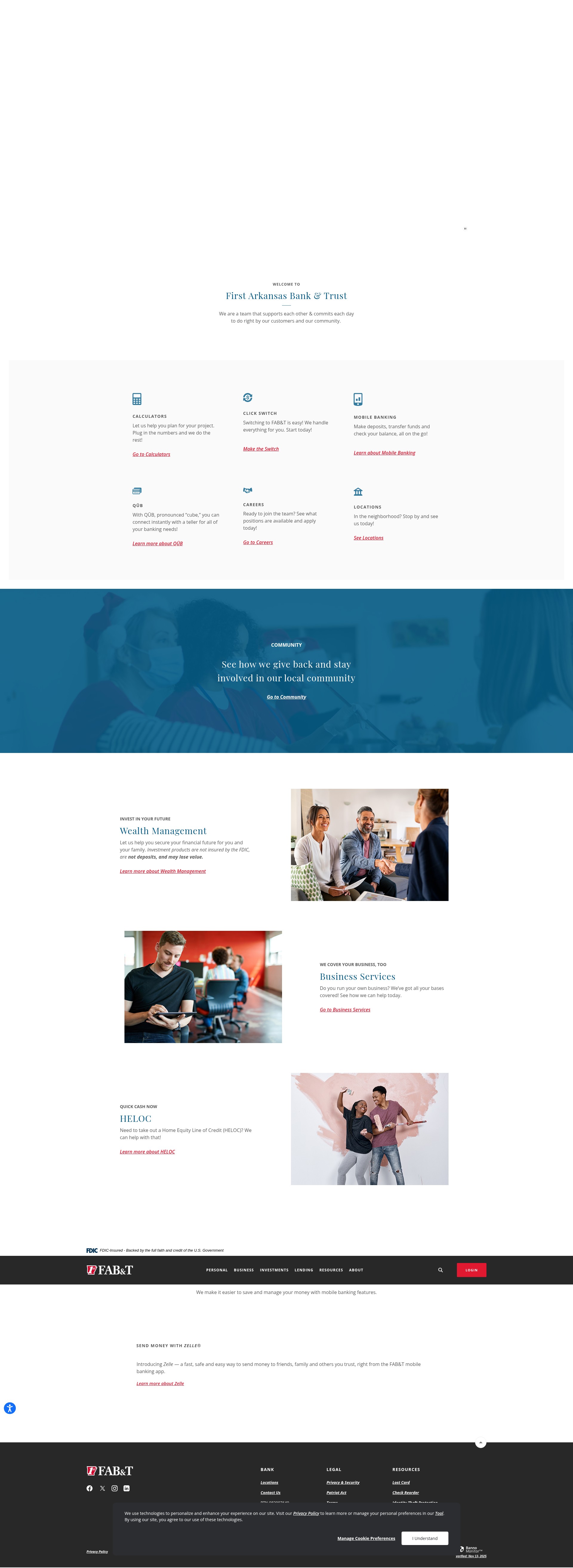 Screenshot of fabandt.bank