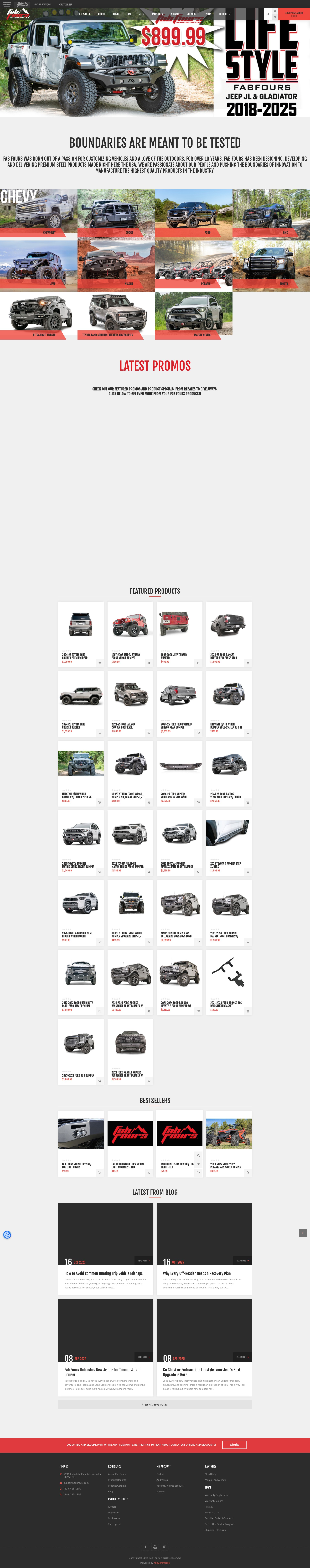 Screenshot of fabfours.com