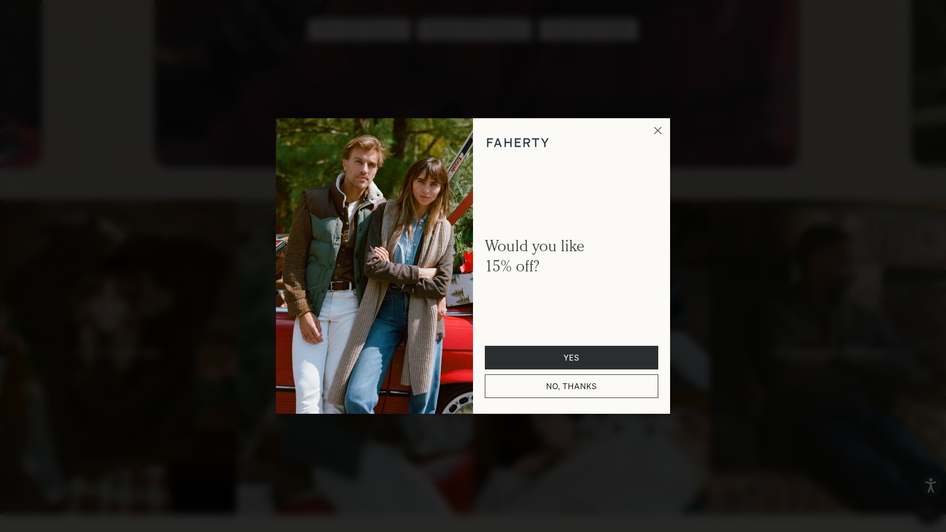 Screenshot of fahertybrand.com