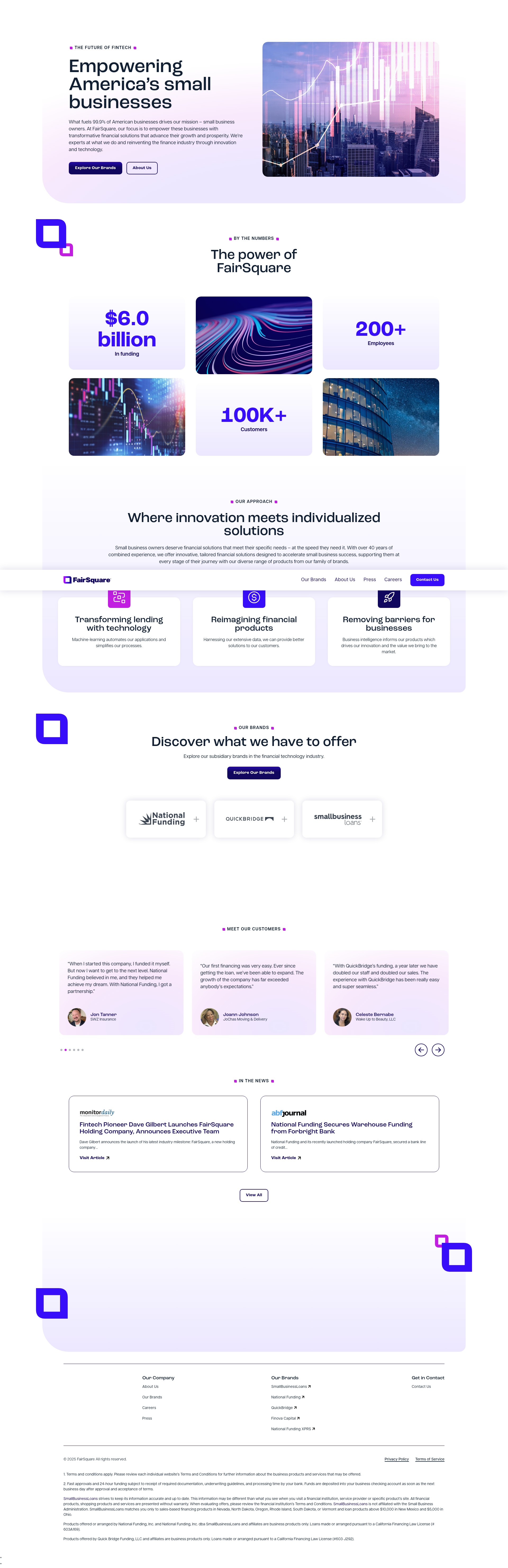 Screenshot of fairsquare.com