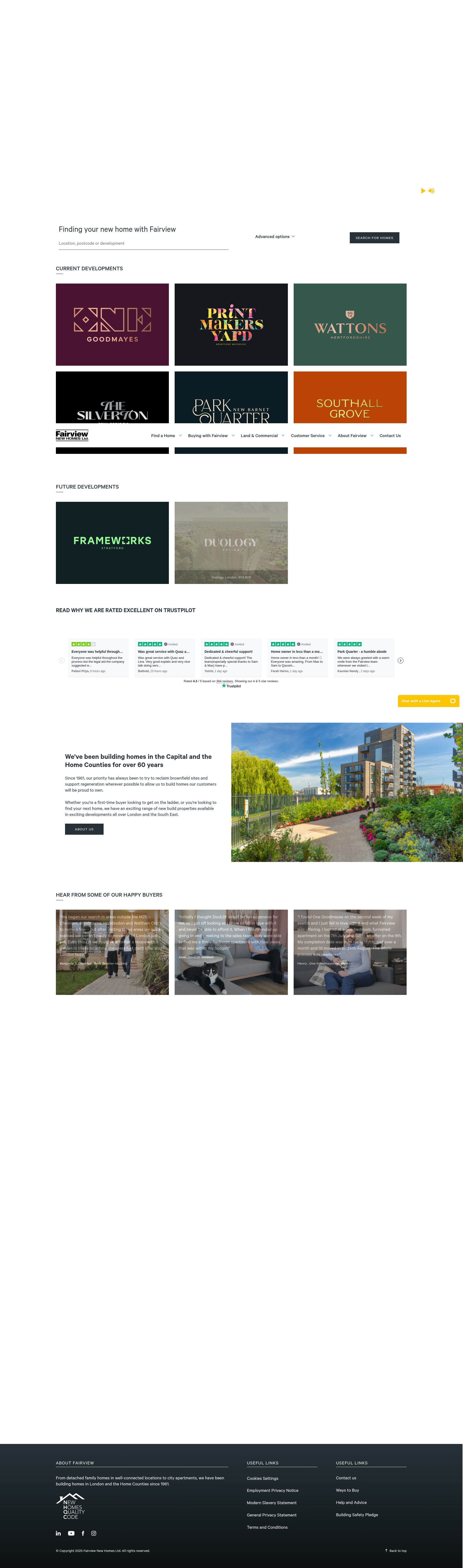 Screenshot of fairview.co.uk
