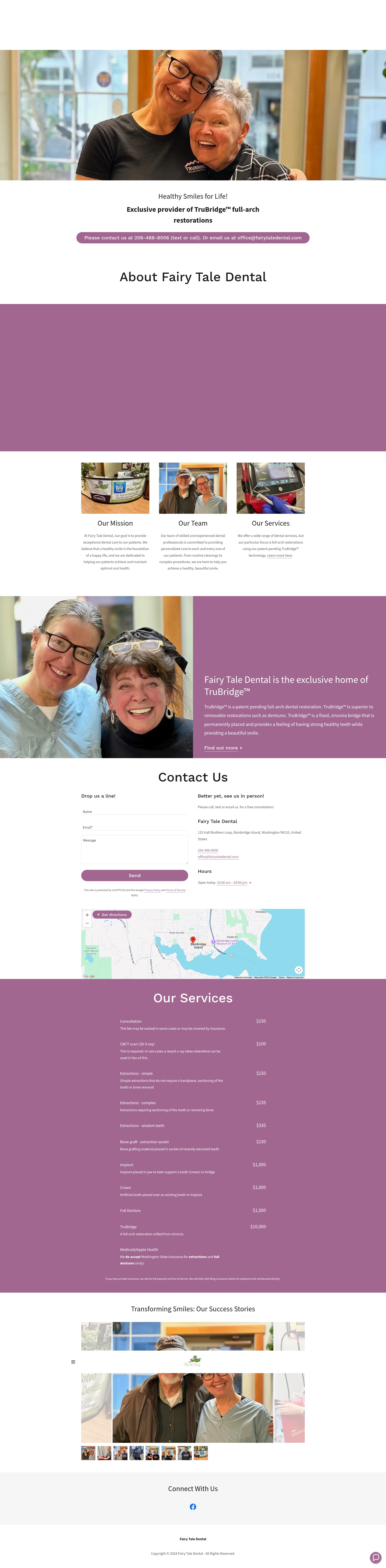 Screenshot of fairytaledental.com