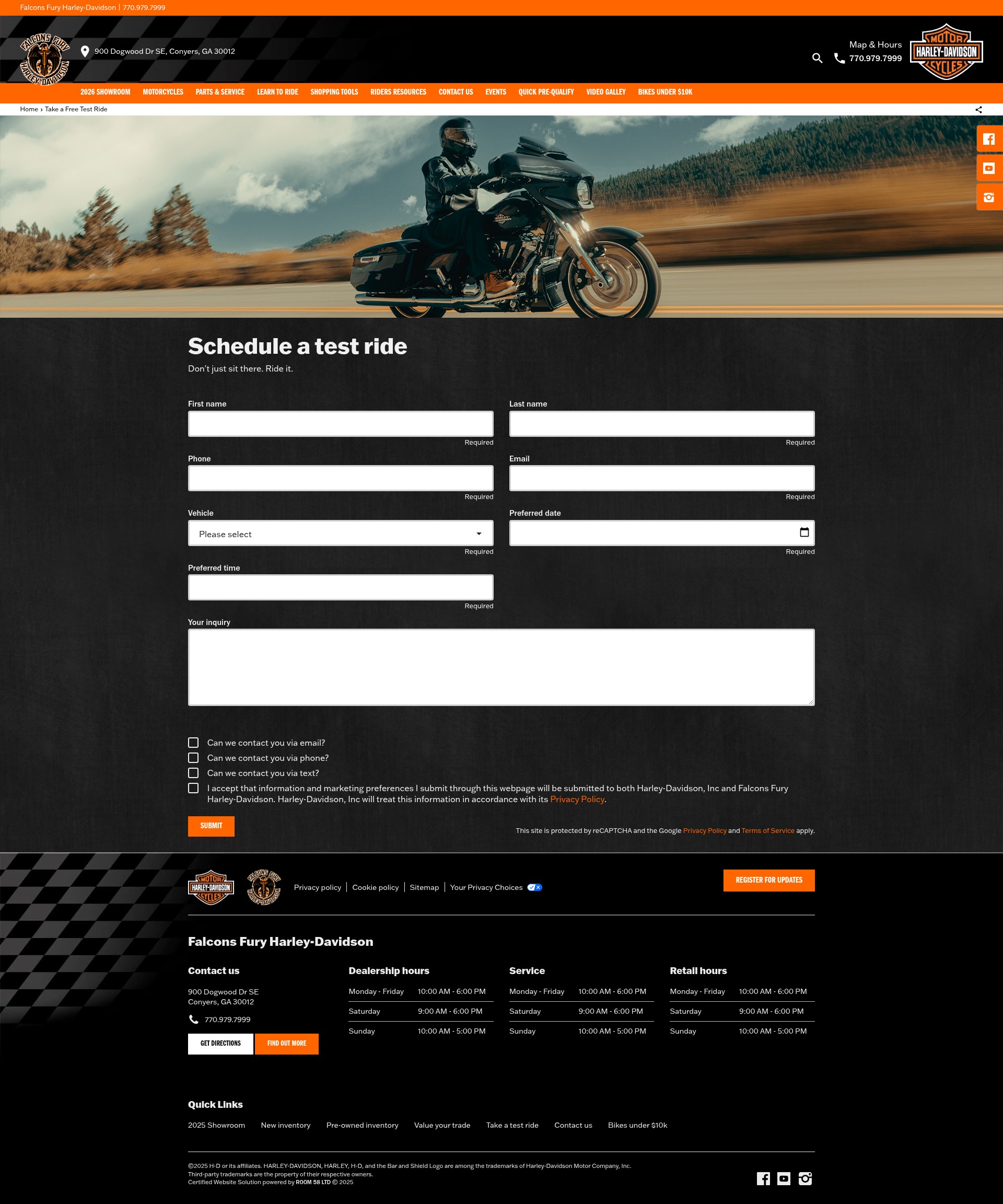 Screenshot of falconsfuryhd.com