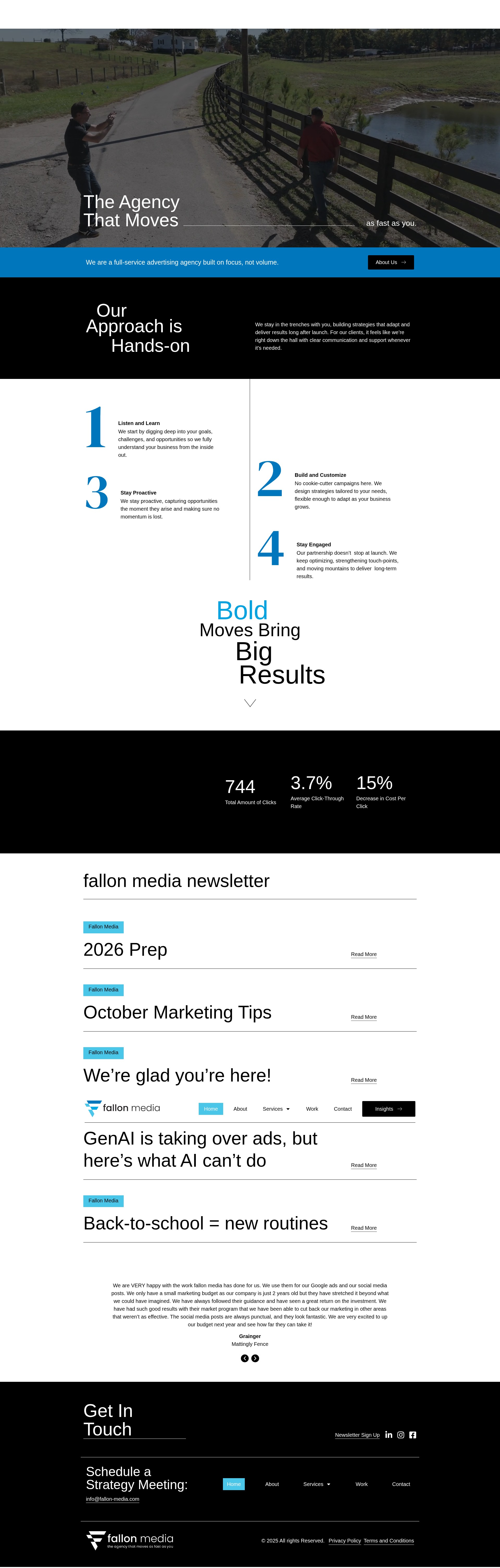 Screenshot of fallon-media.com