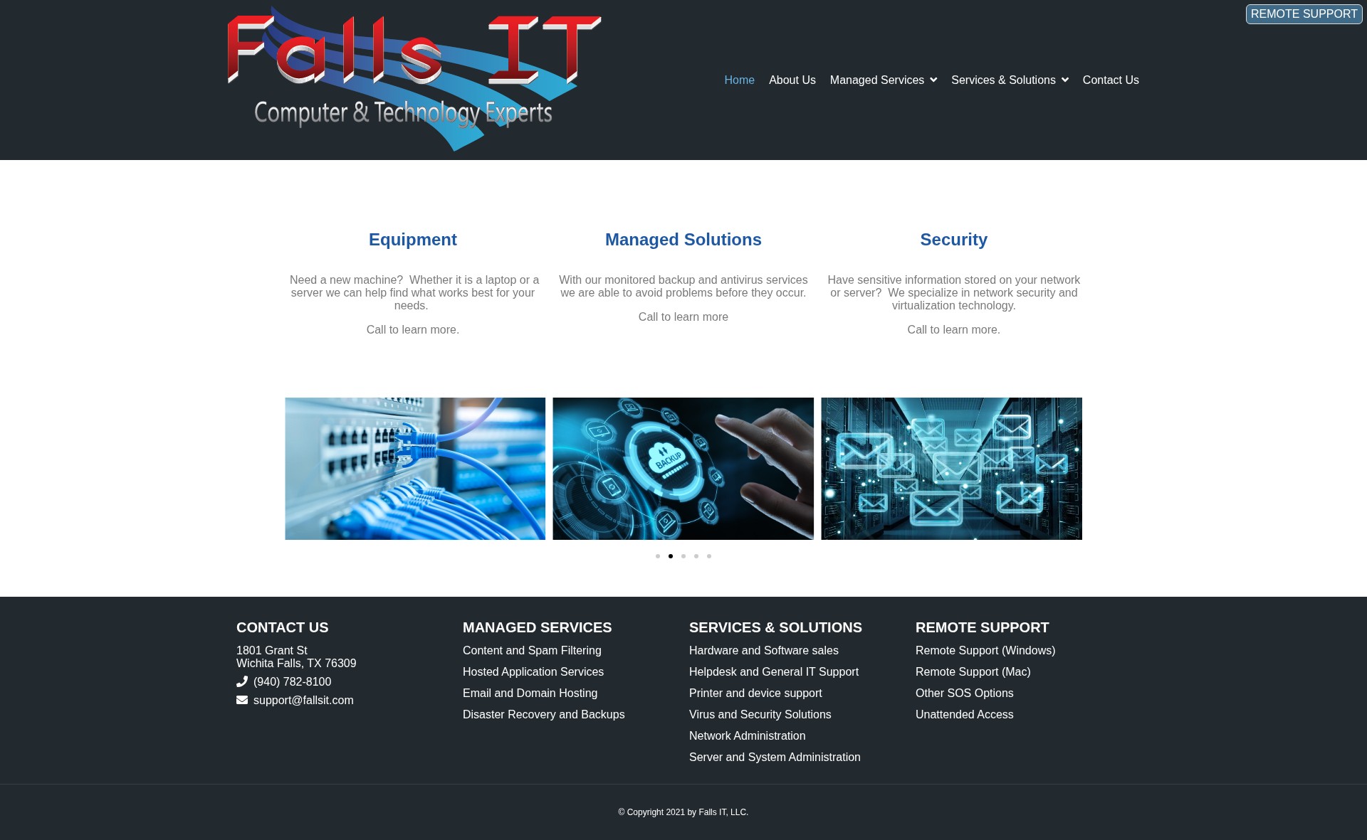 Screenshot of fallsit.com