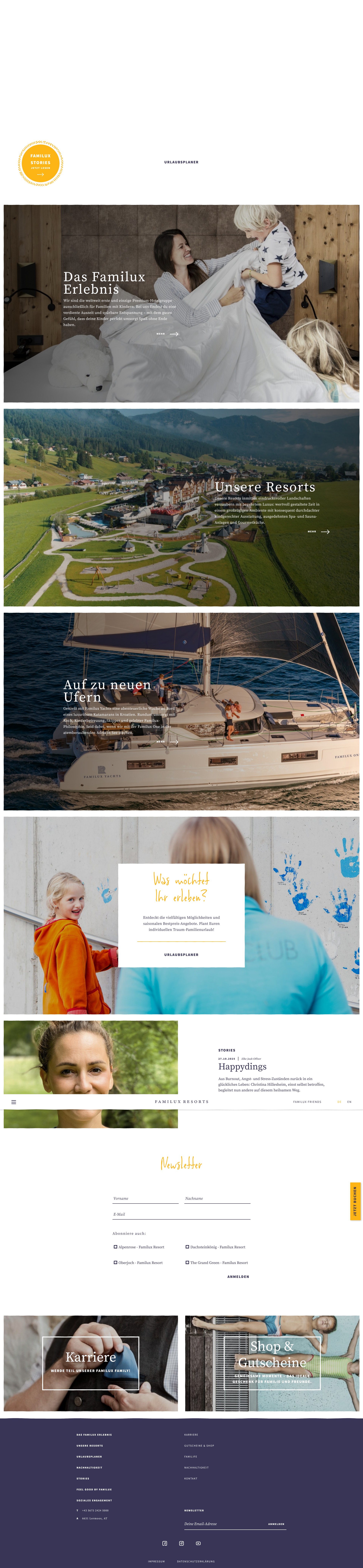 Screenshot of familux.com