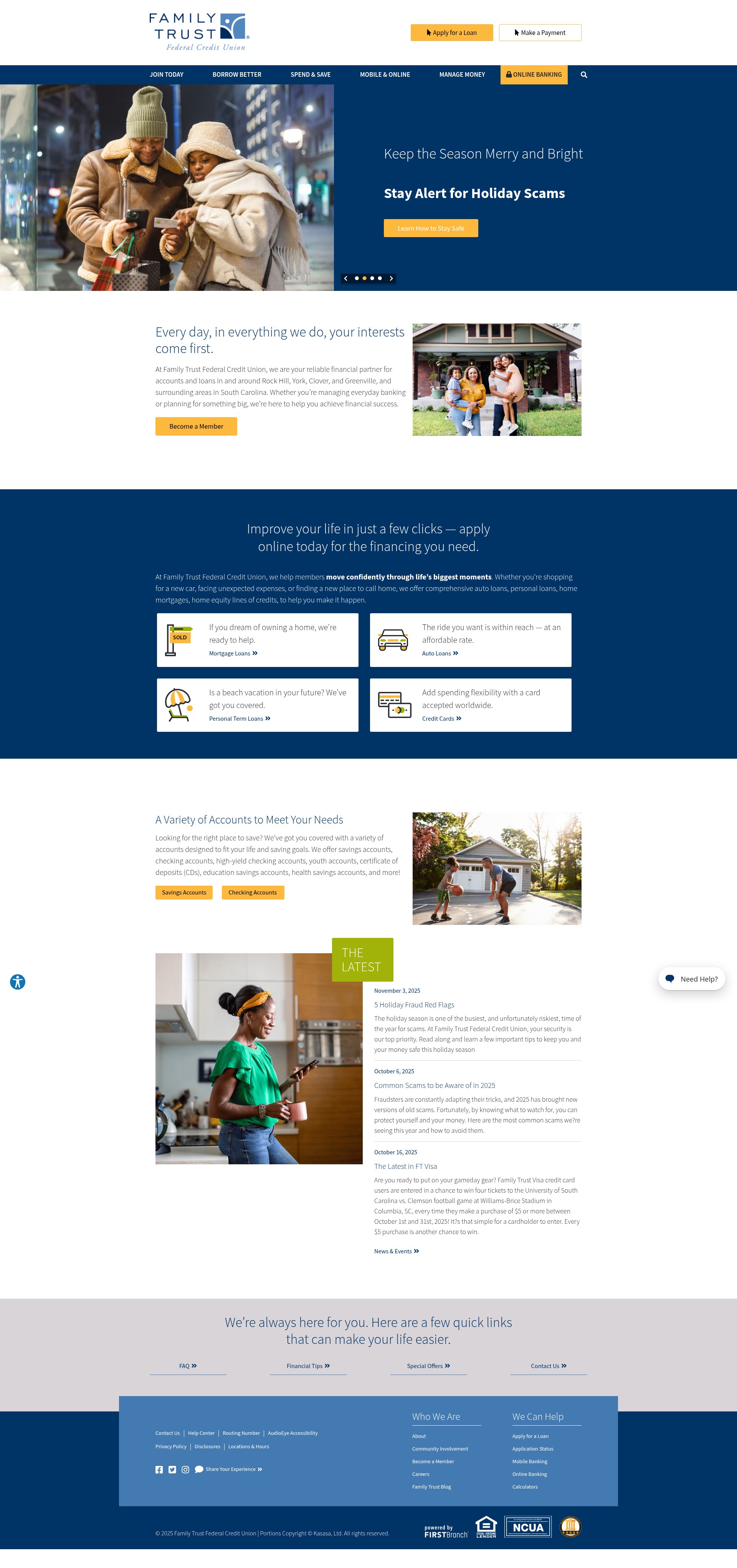 Screenshot of familytrust.org