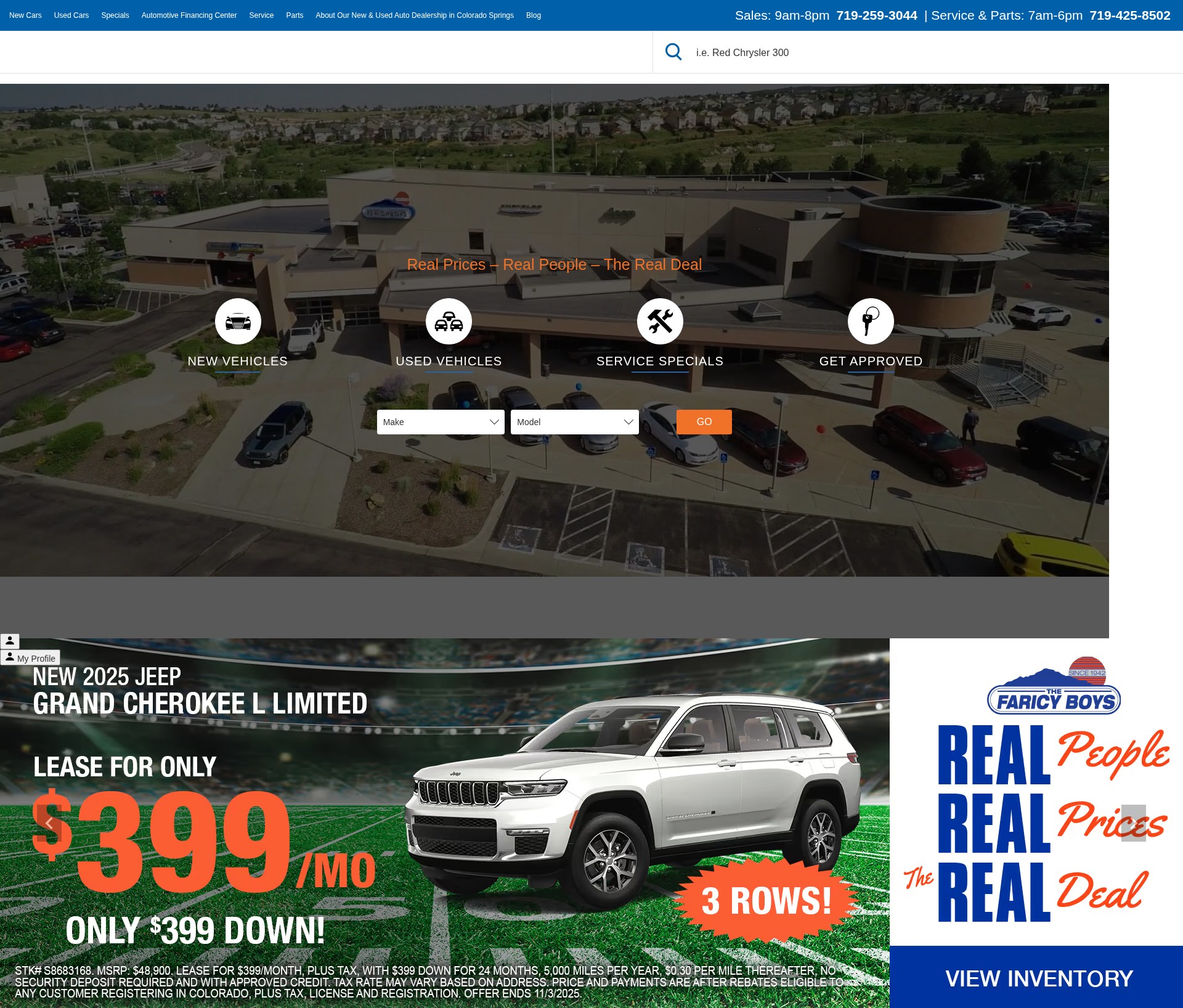Screenshot of faricy.com