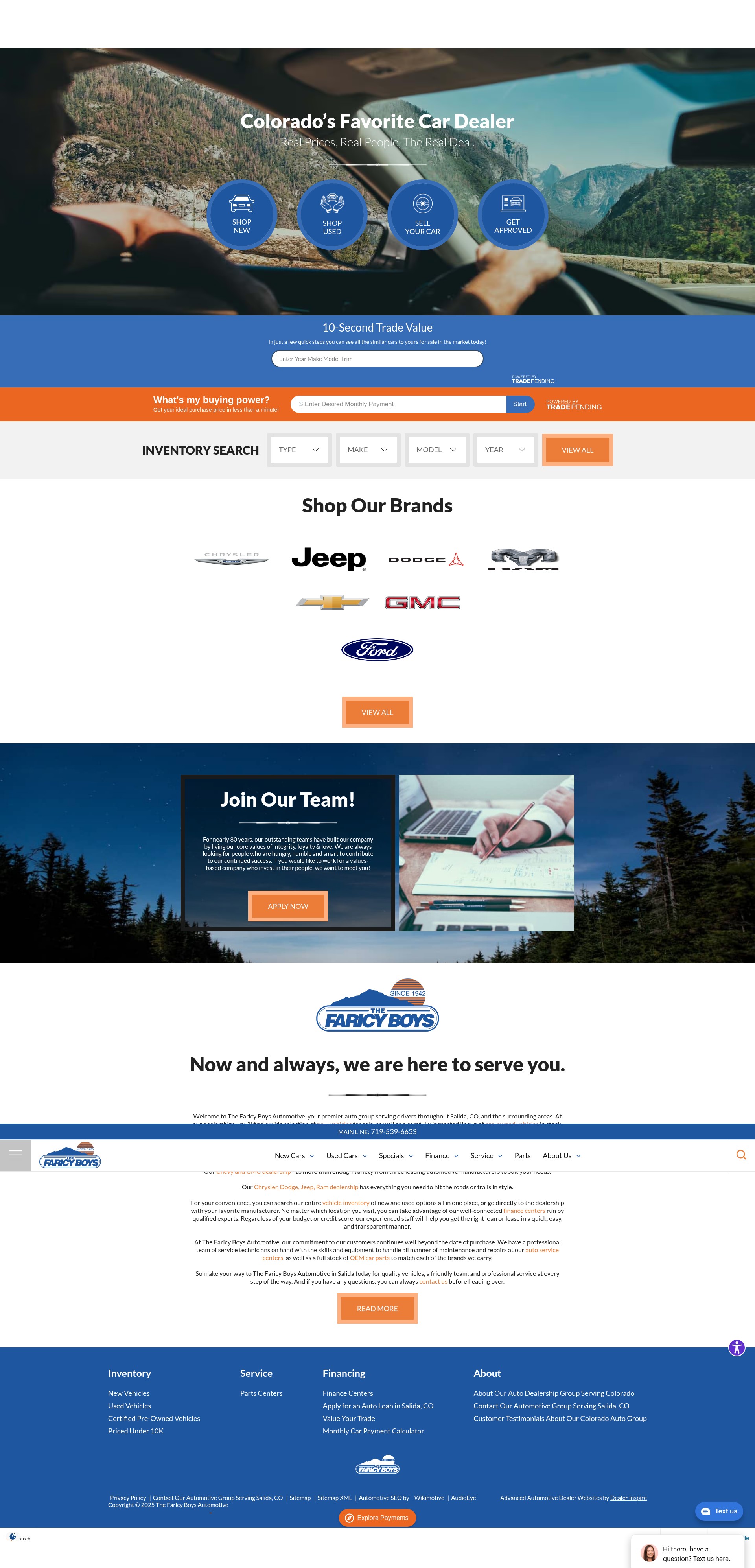Screenshot of faricysalida.com