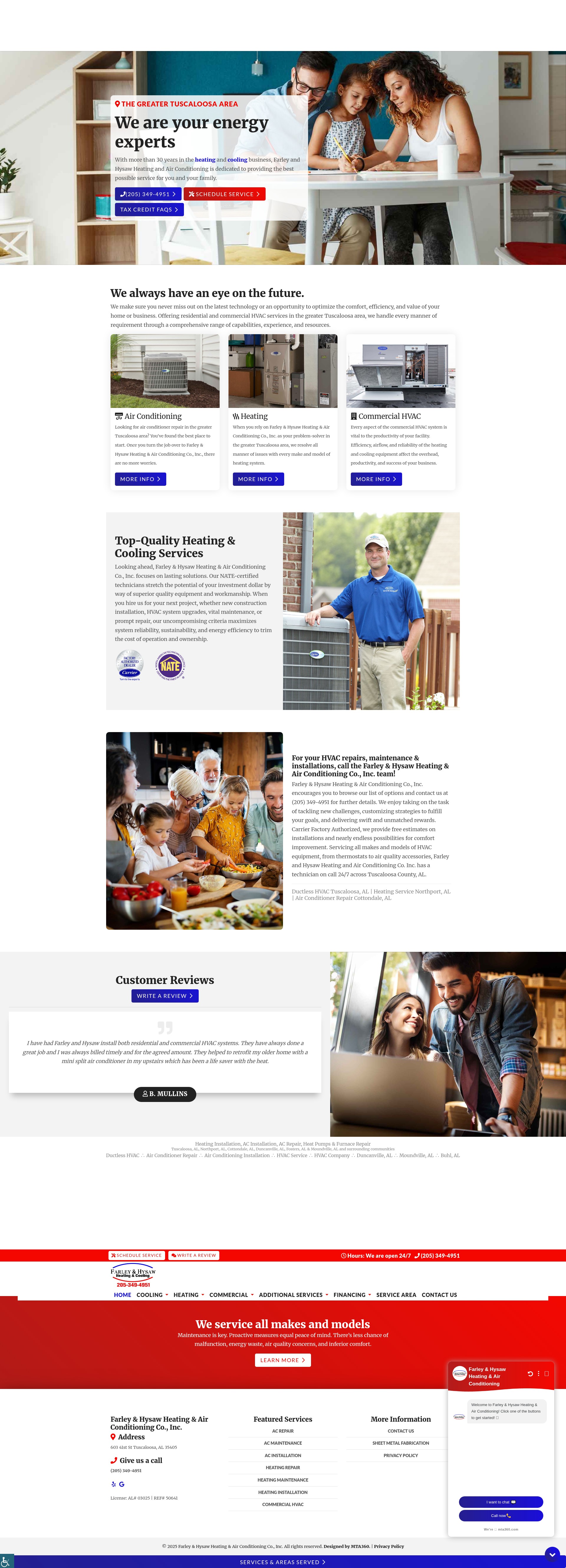 Screenshot of farleyandhysaw.com