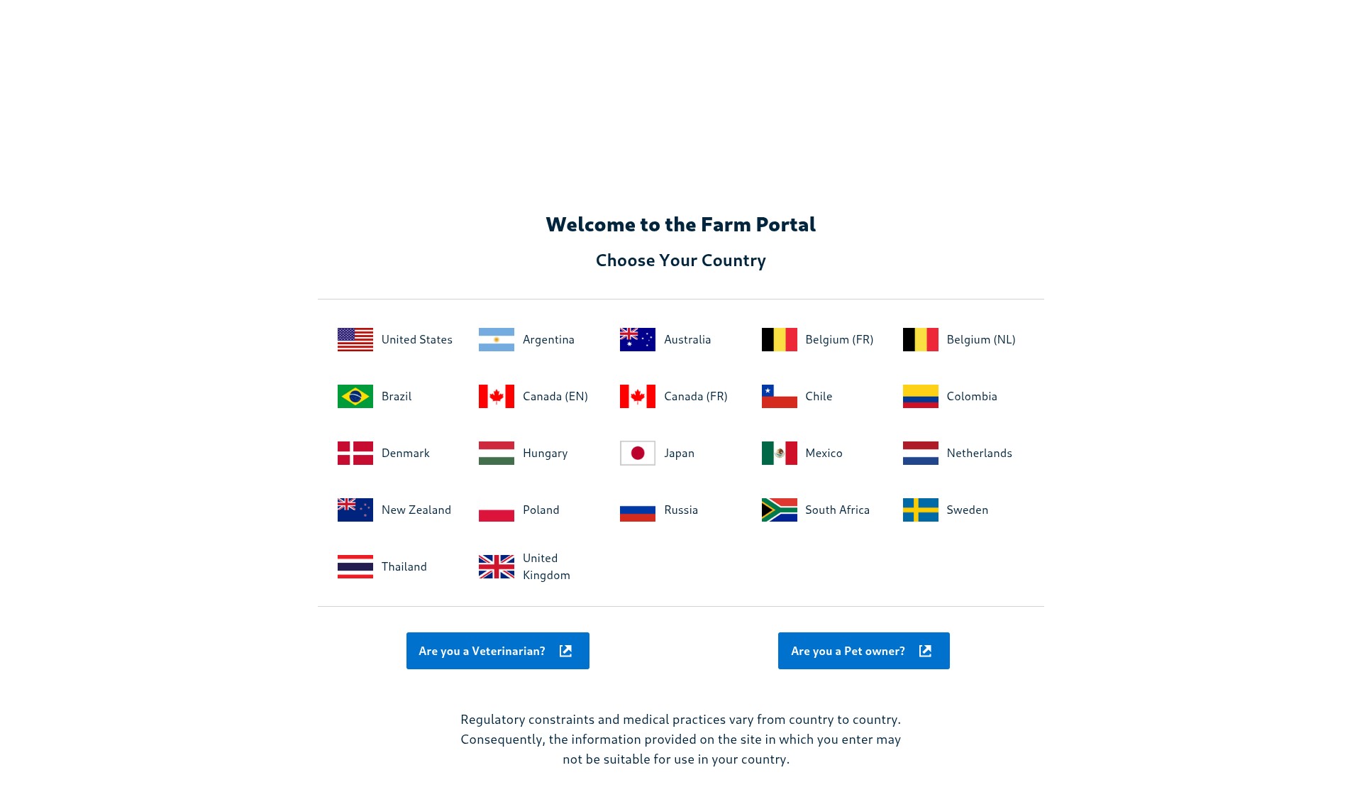 Screenshot of farmanimal.elanco.com