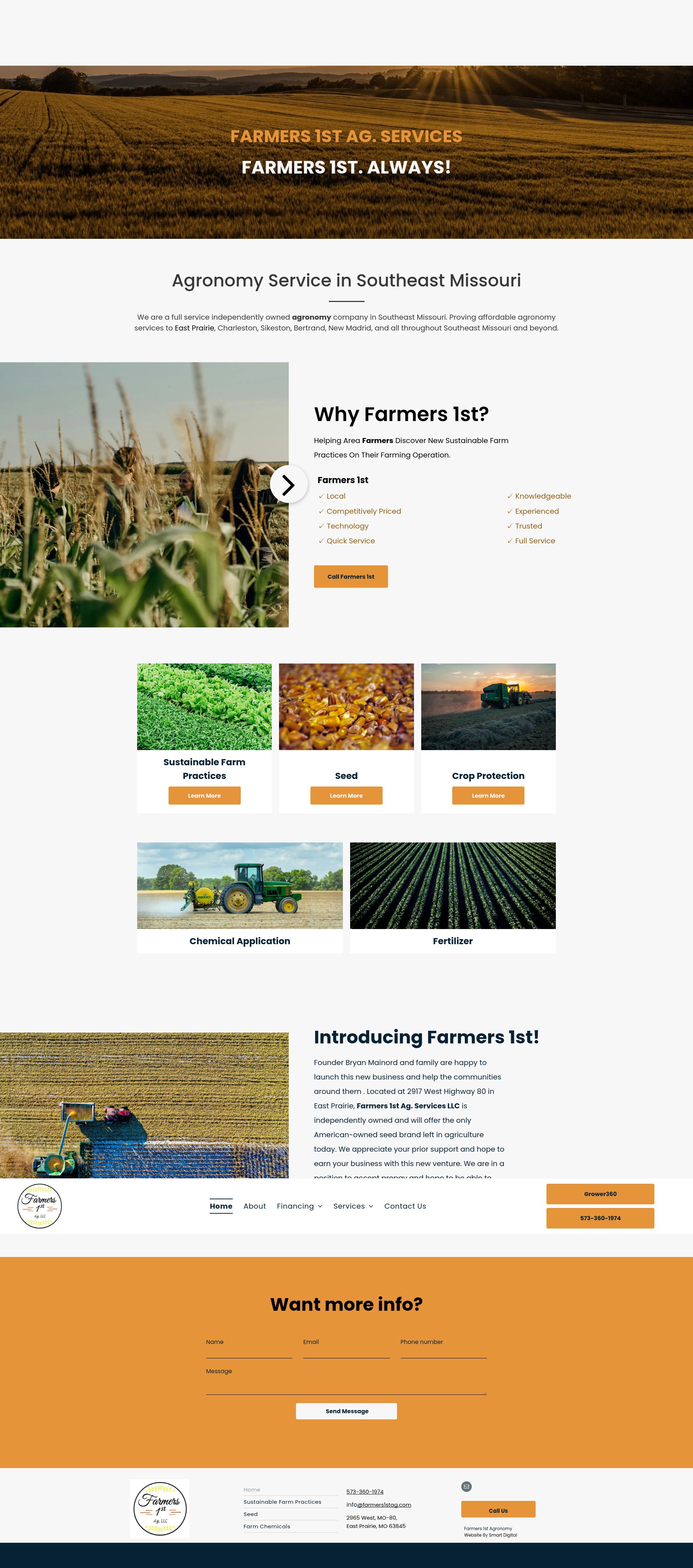 Screenshot of farmers1stag.com