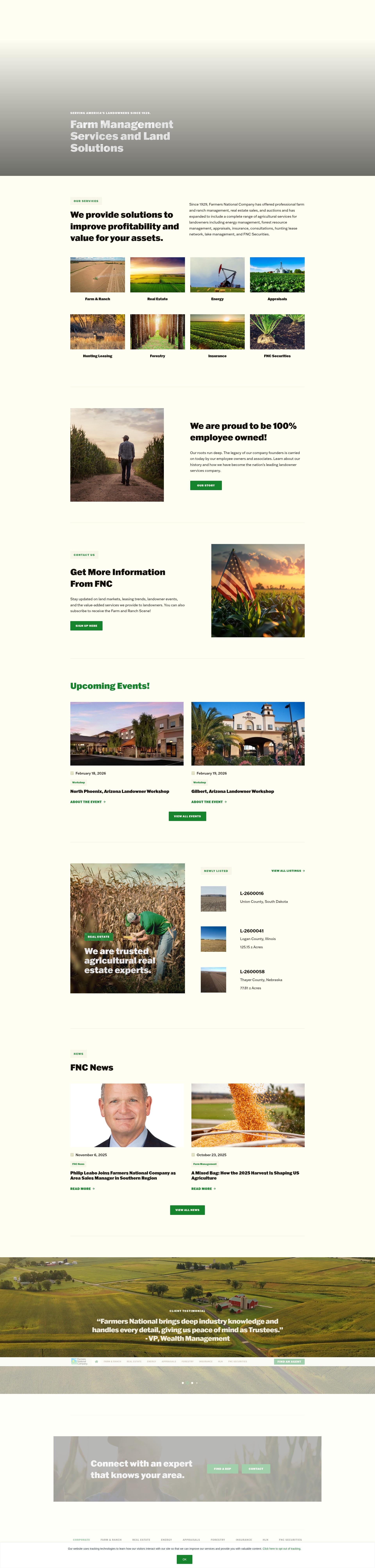 Screenshot of farmersnational.com