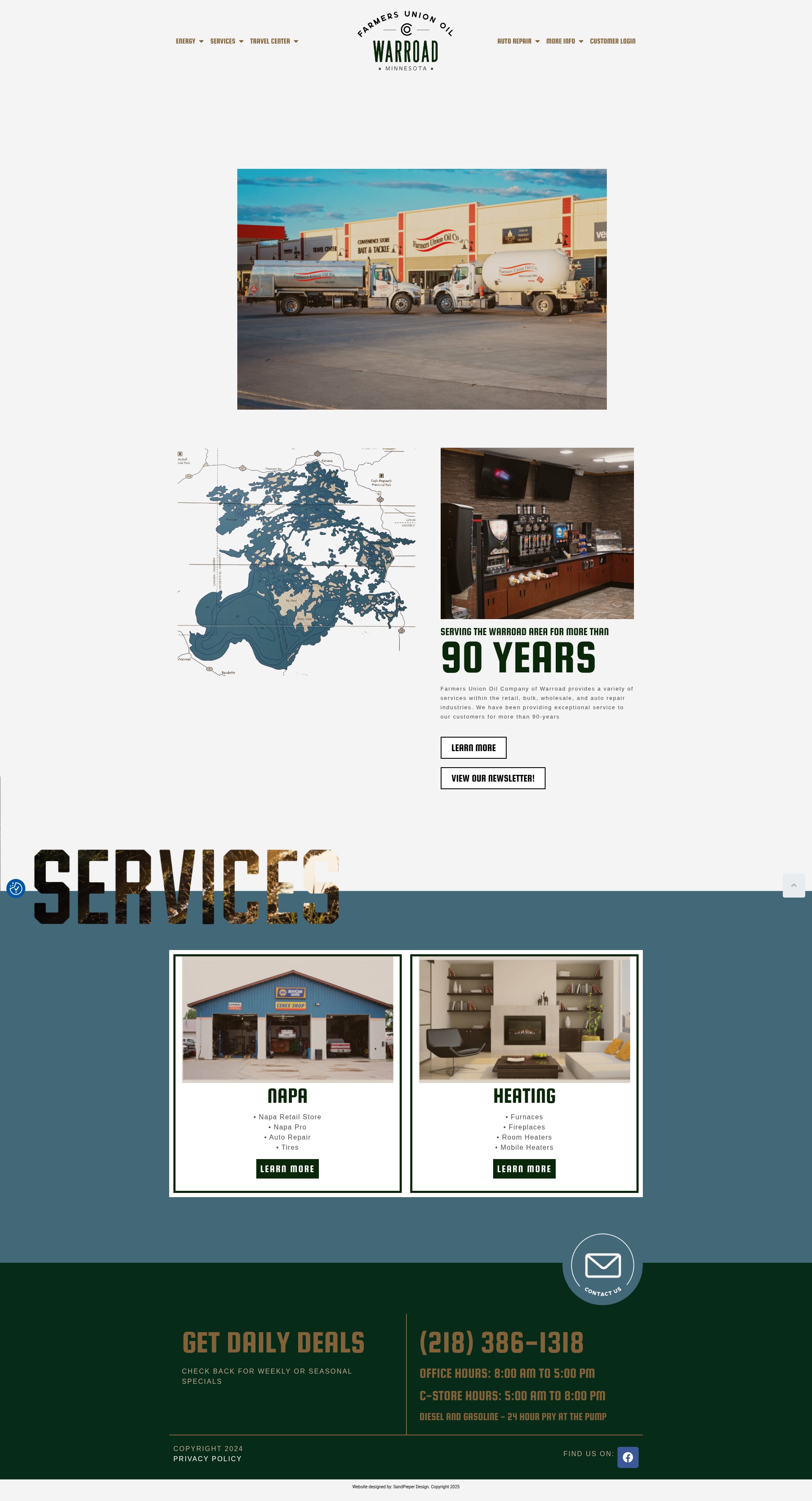 Screenshot of farmersunionoilco.com