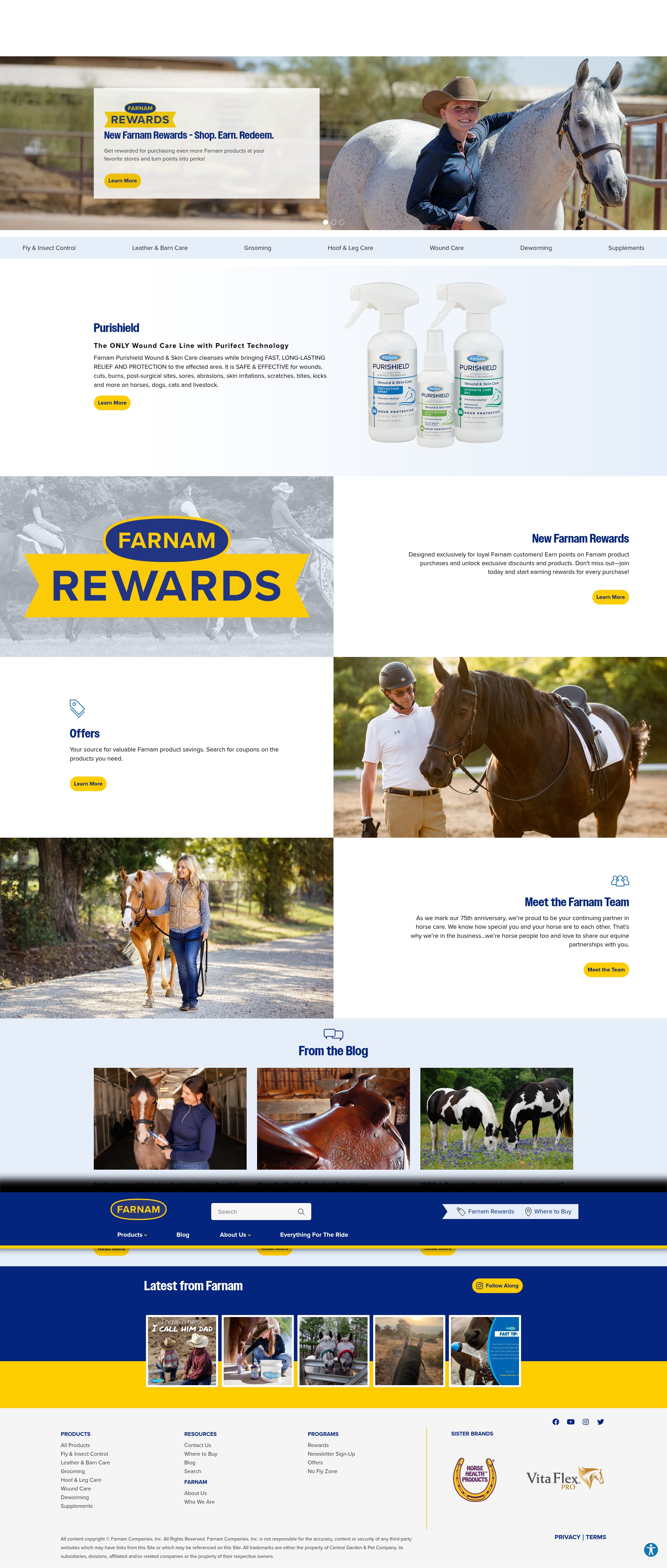 Screenshot of farnam.com