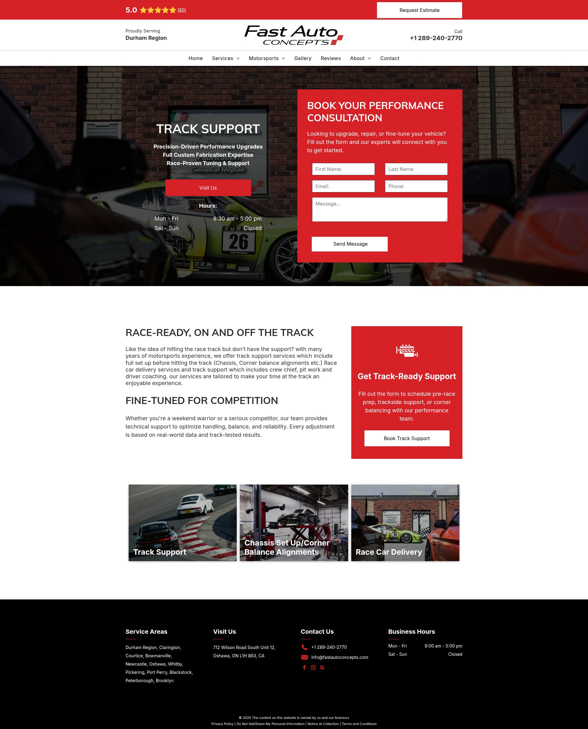 Screenshot of fastautoconcepts.com