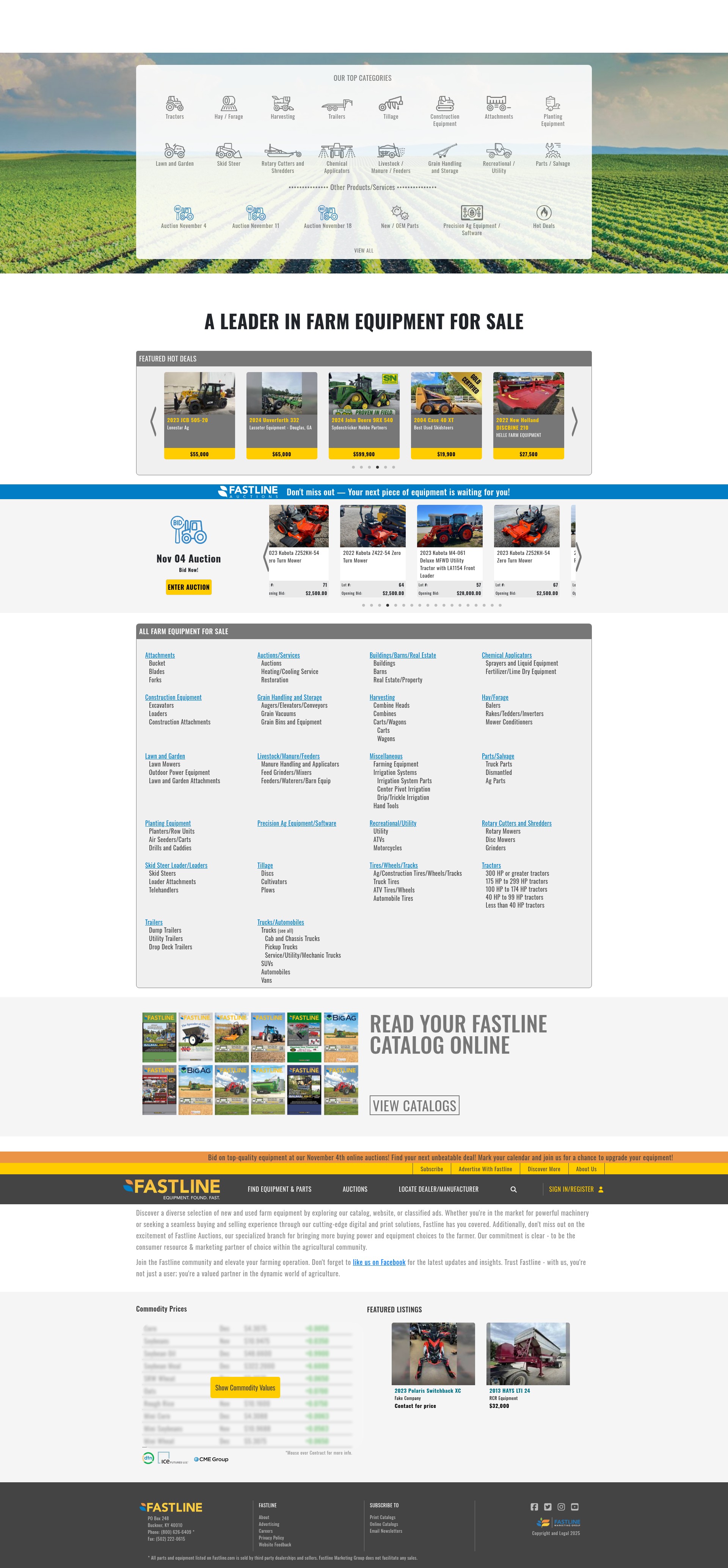 Screenshot of fastline.com