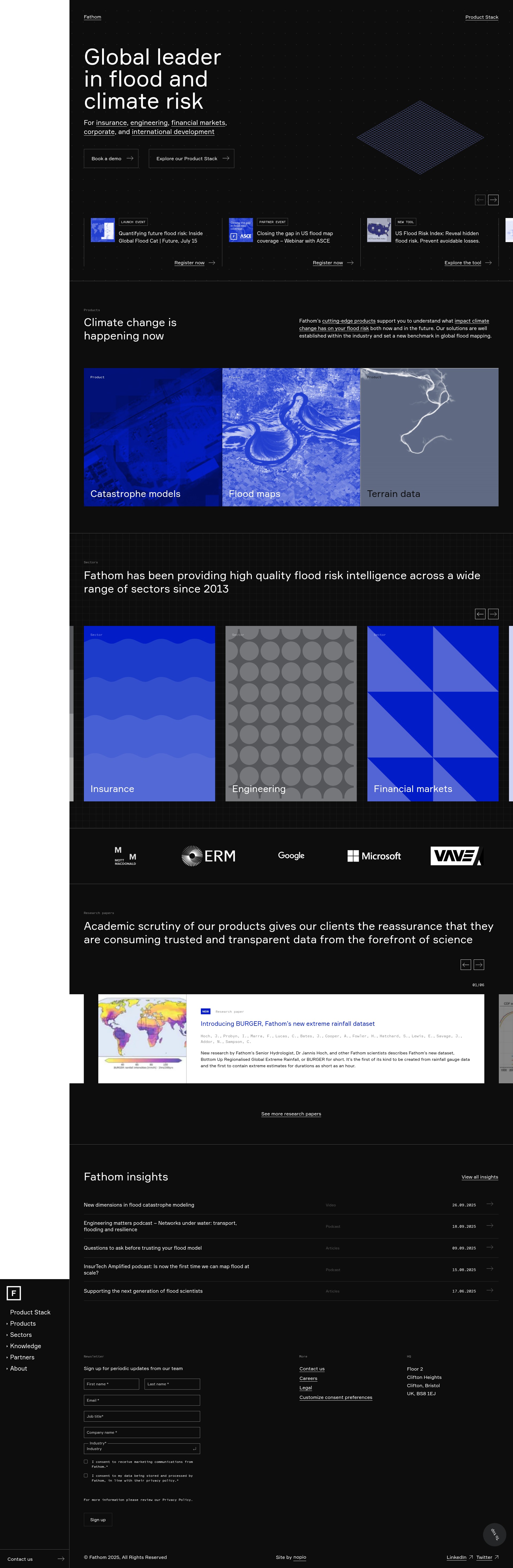 Screenshot of fathom.global