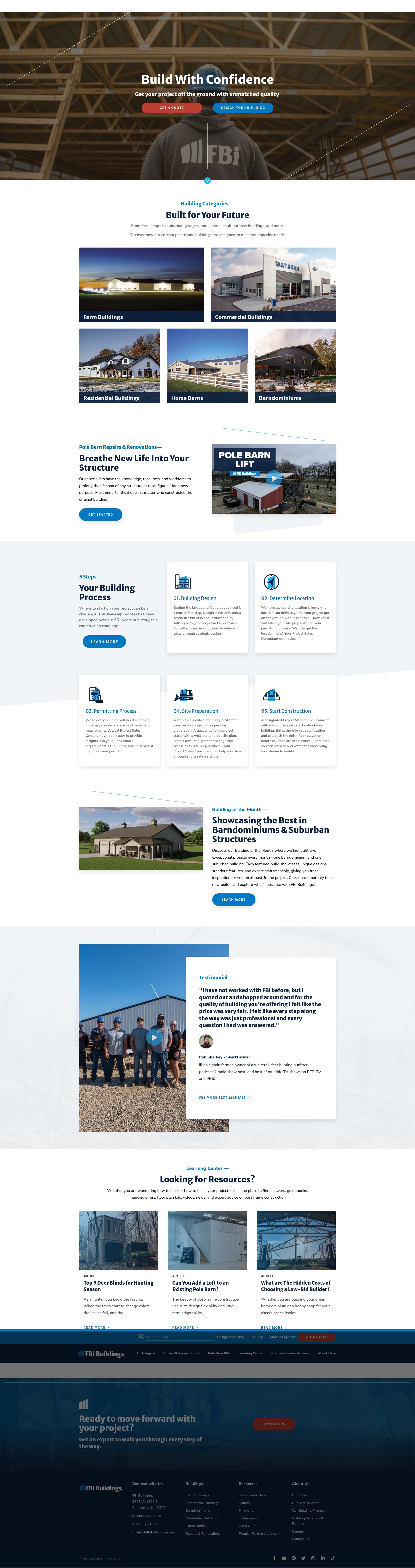 Screenshot of fbibuildings.com