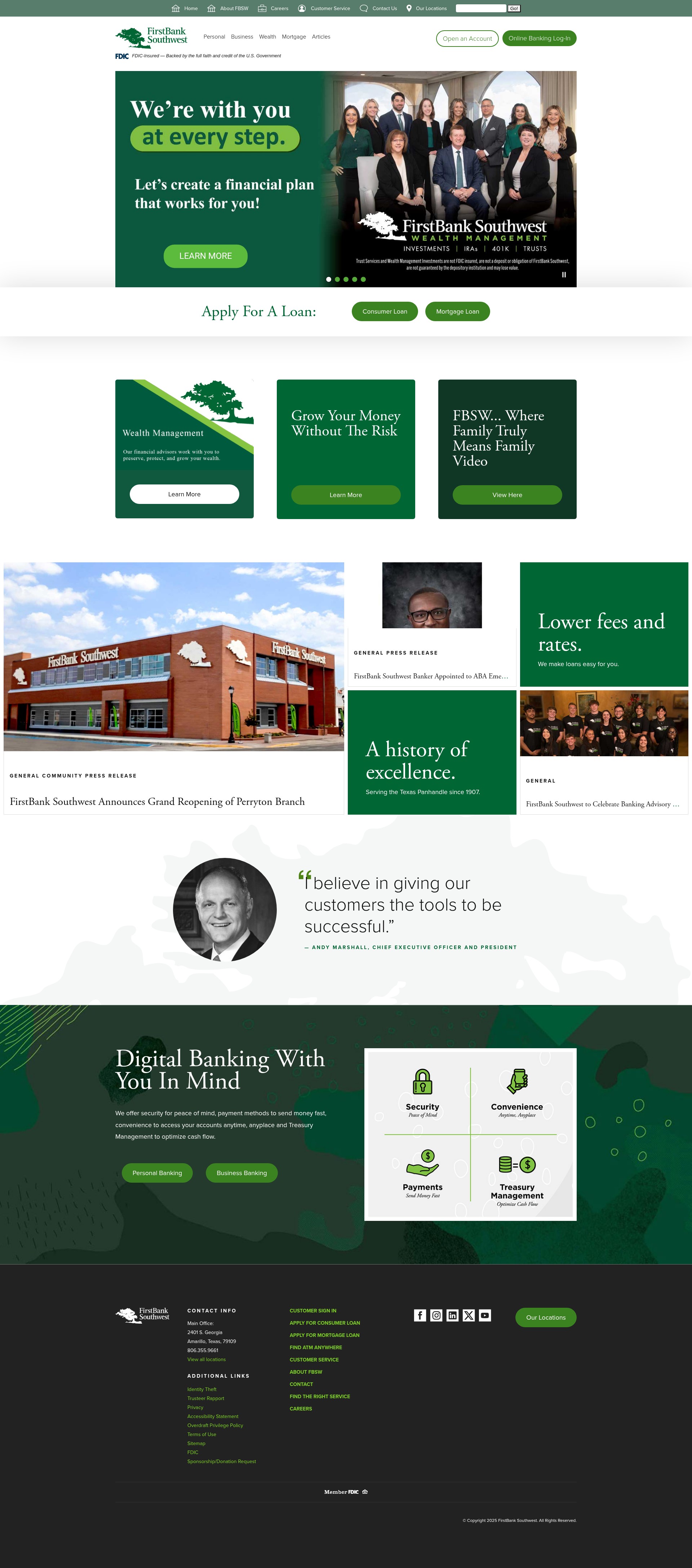 Screenshot of fbsw.com