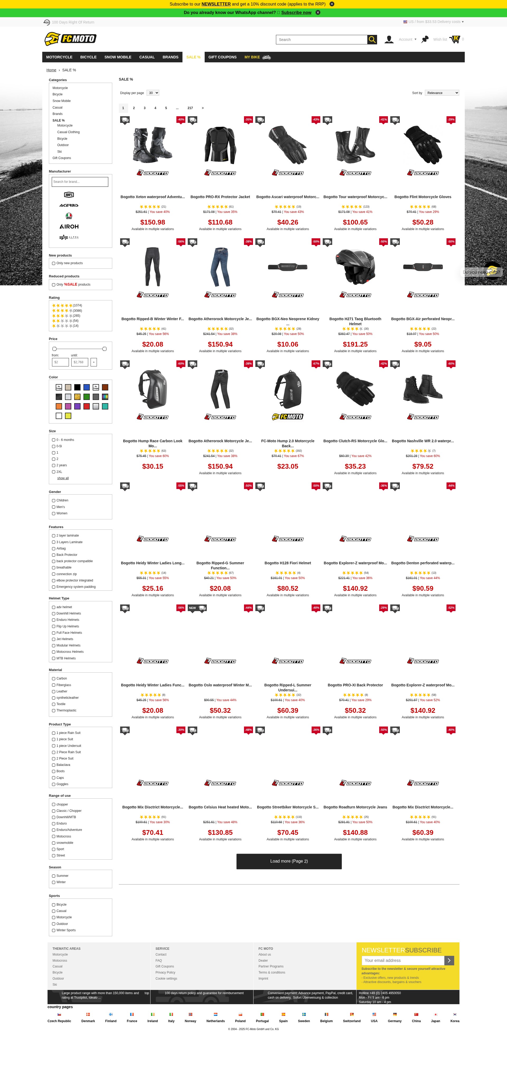 Screenshot of fc-moto.de