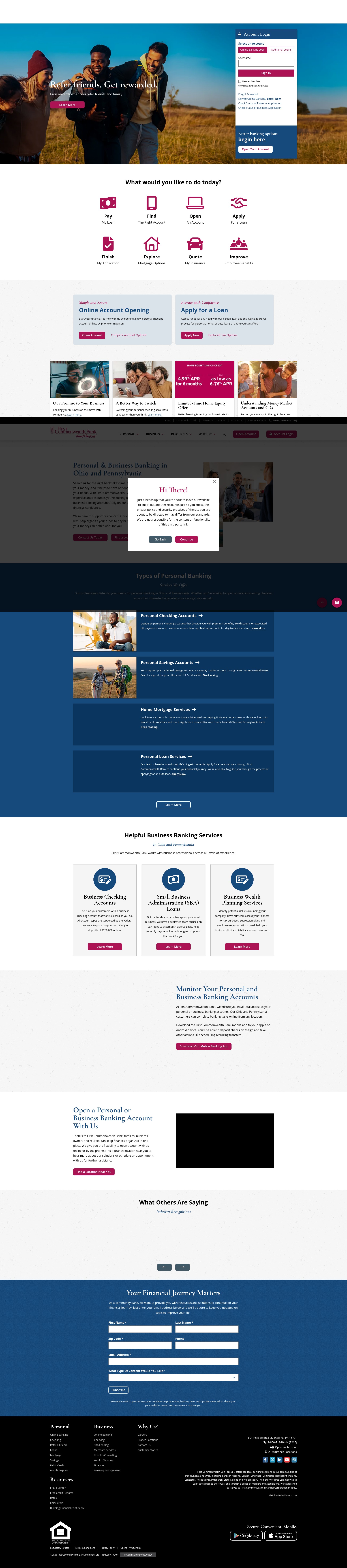 Screenshot of fcbanking.com