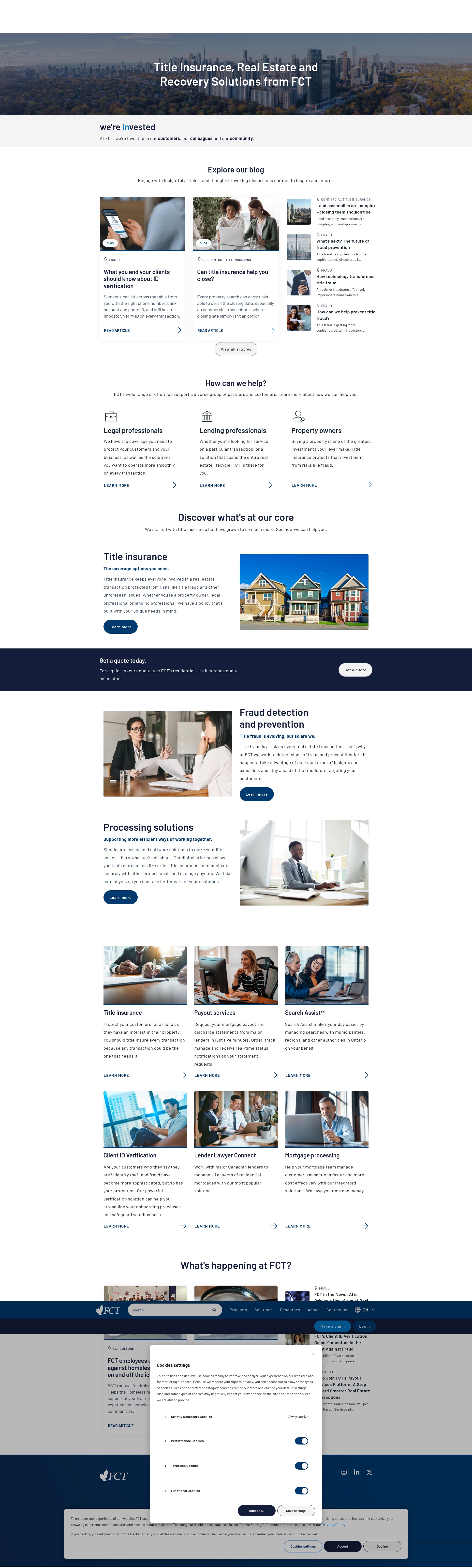 Screenshot of fct.ca