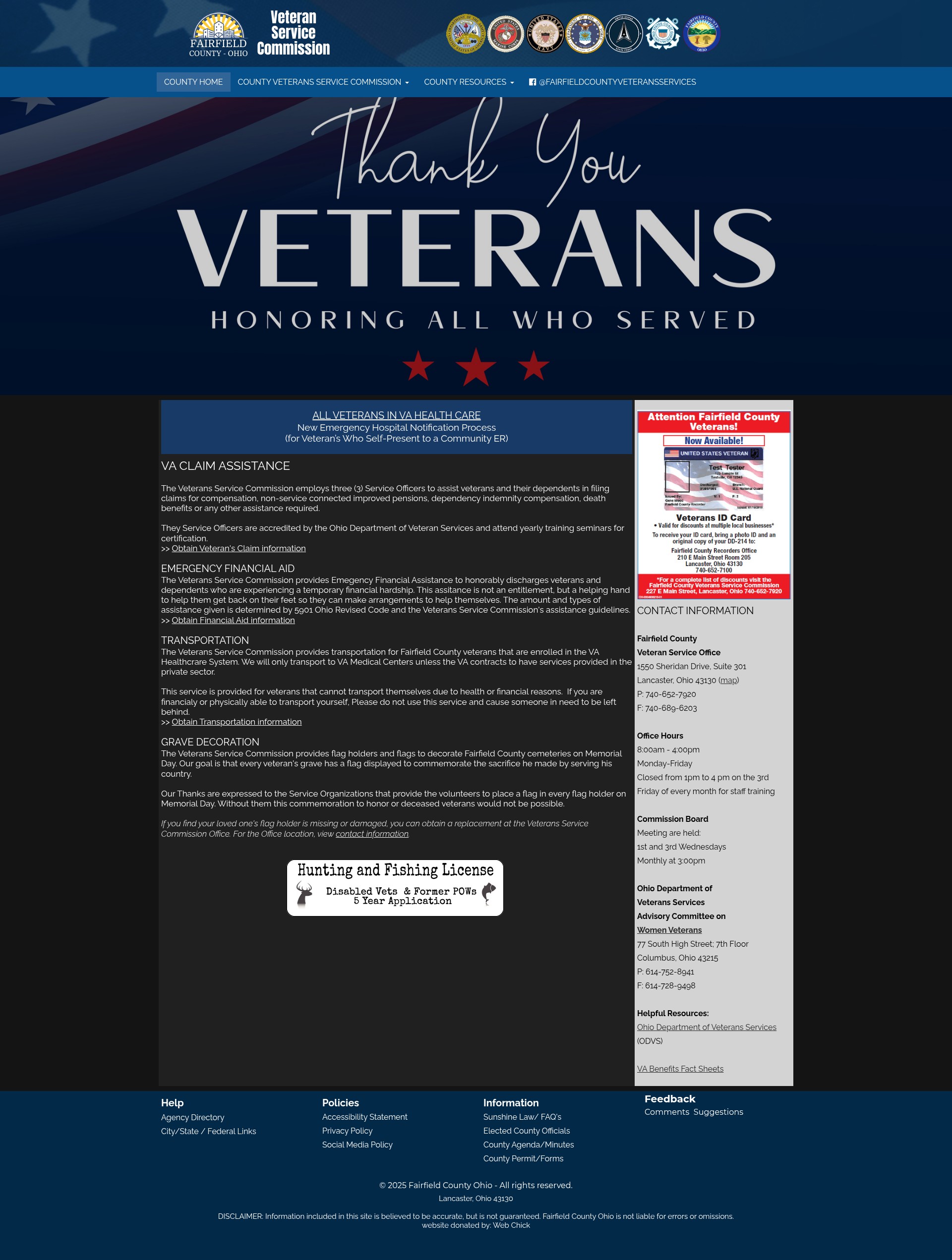 Screenshot of fcvsc.org