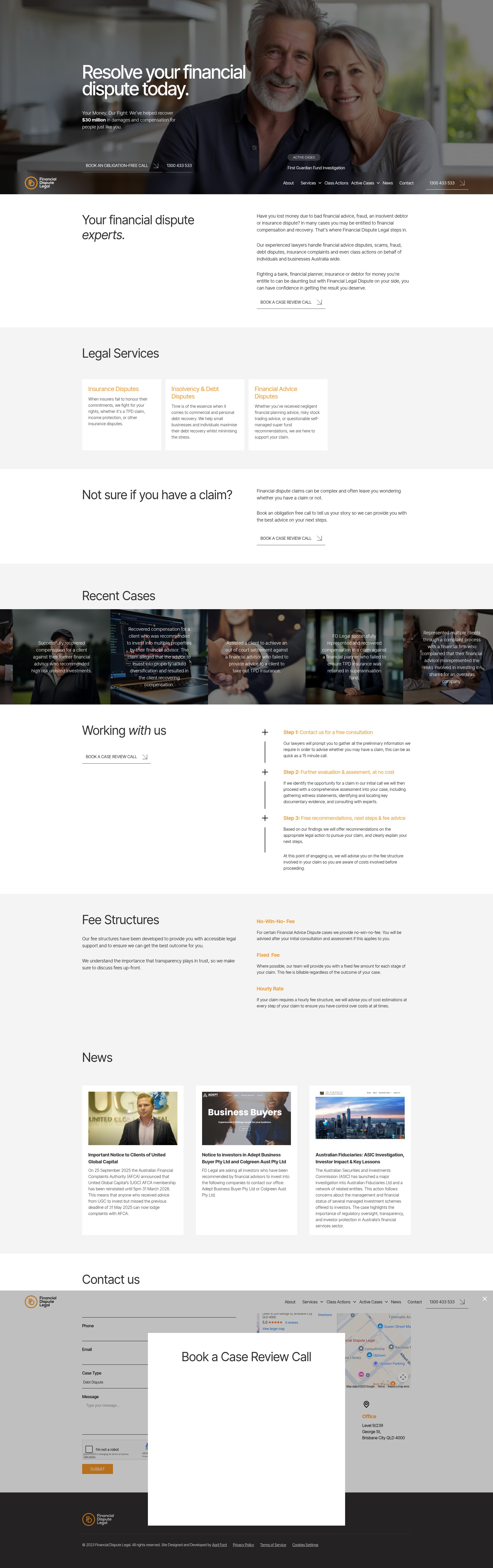 Screenshot of fdlegal.com.au