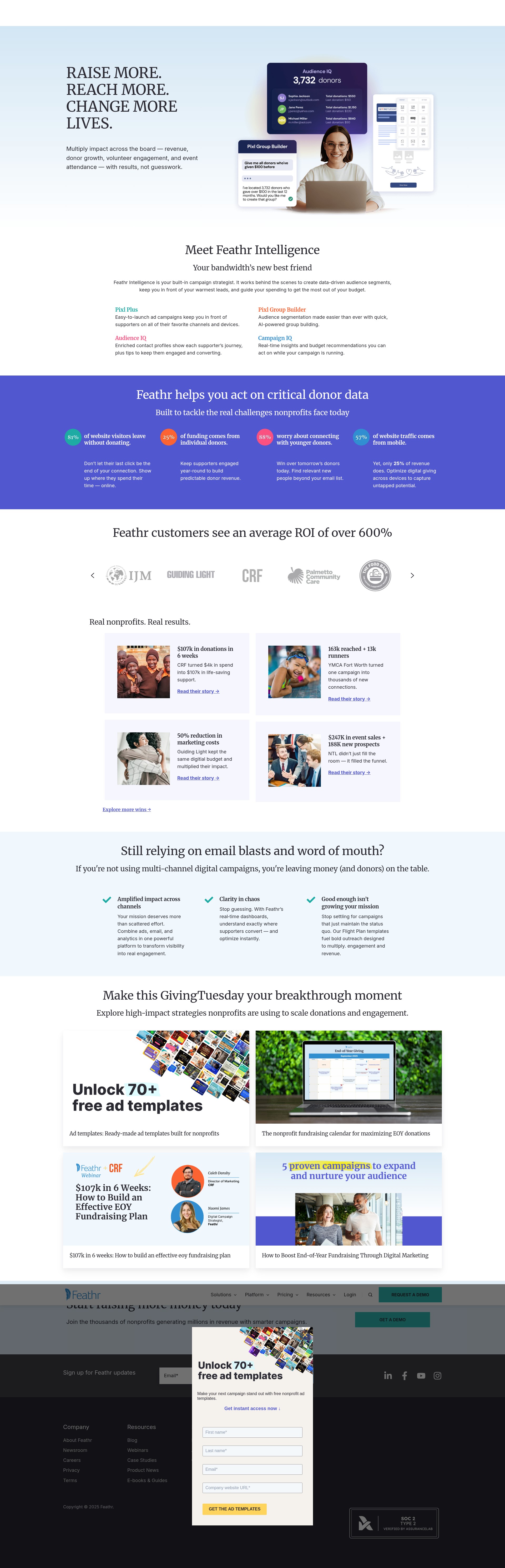Screenshot of feathr.co