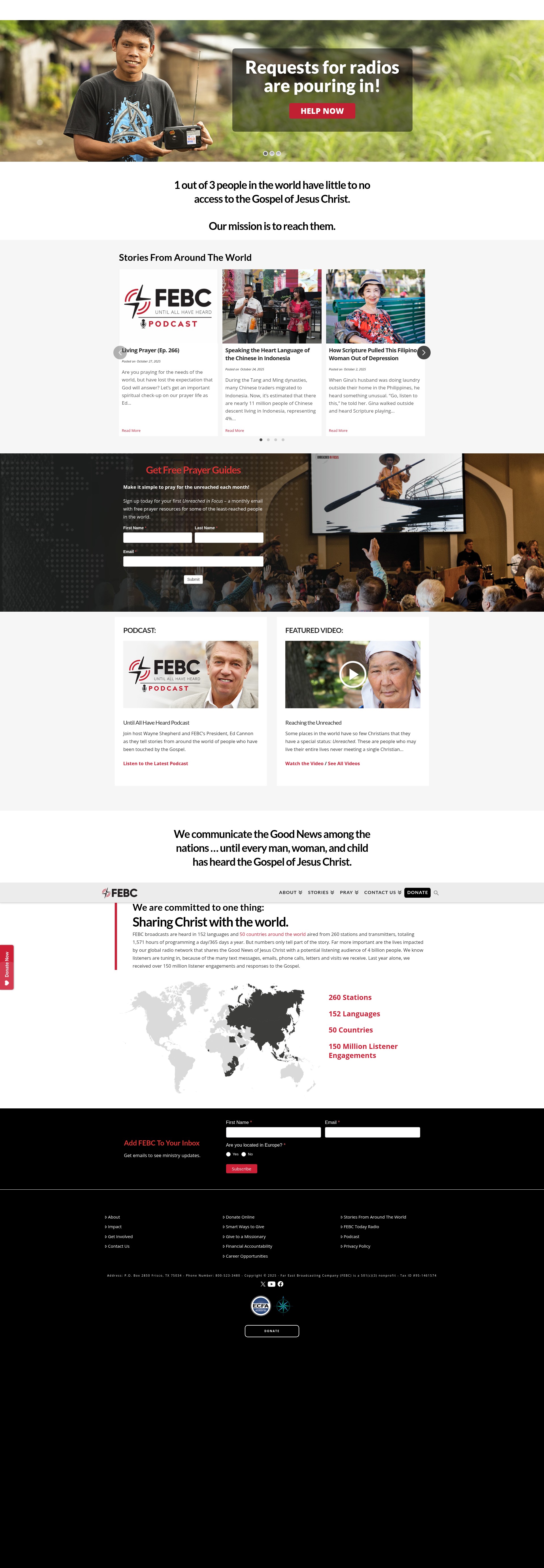 Screenshot of febc.org