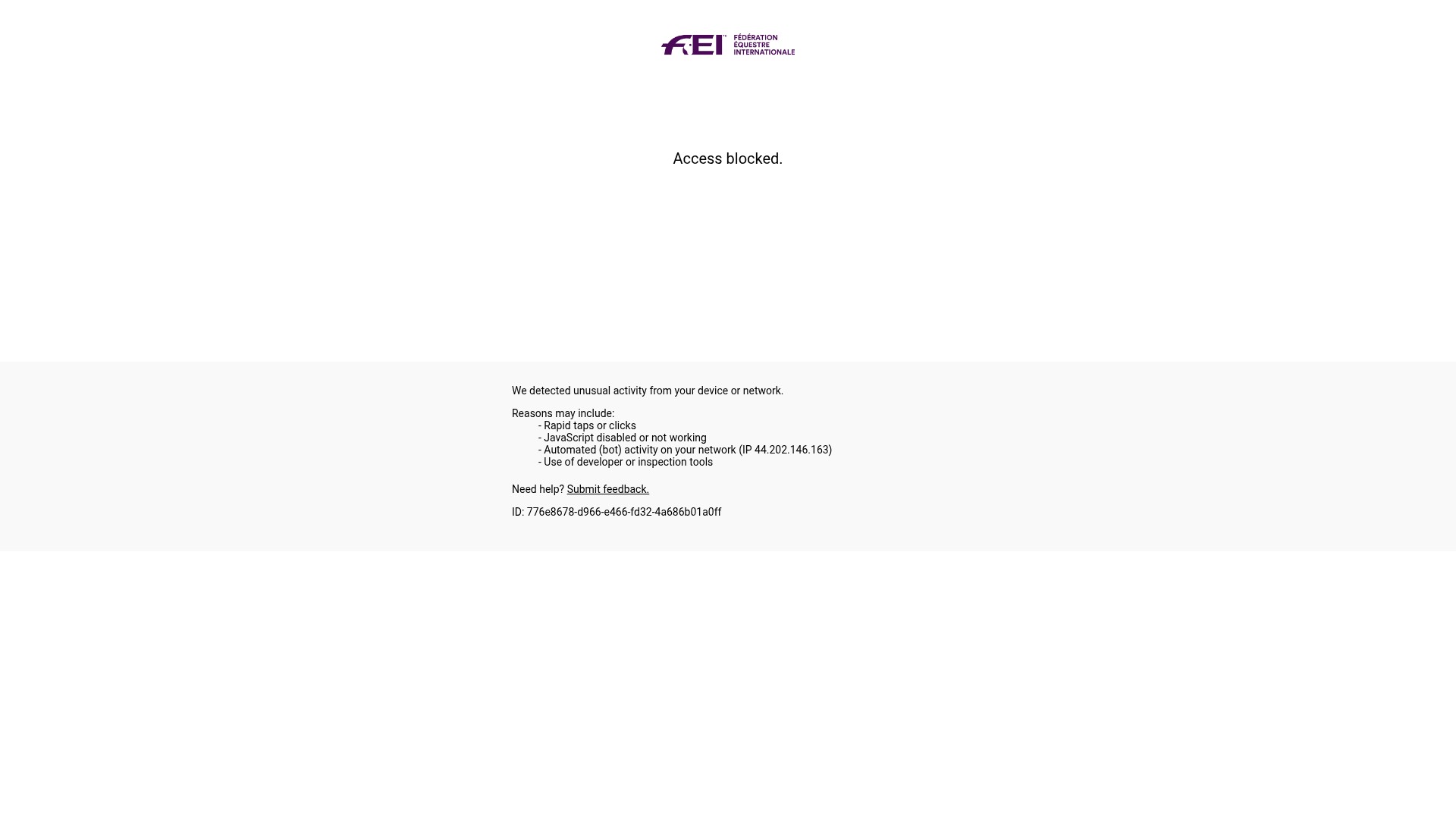 Screenshot of fei.org