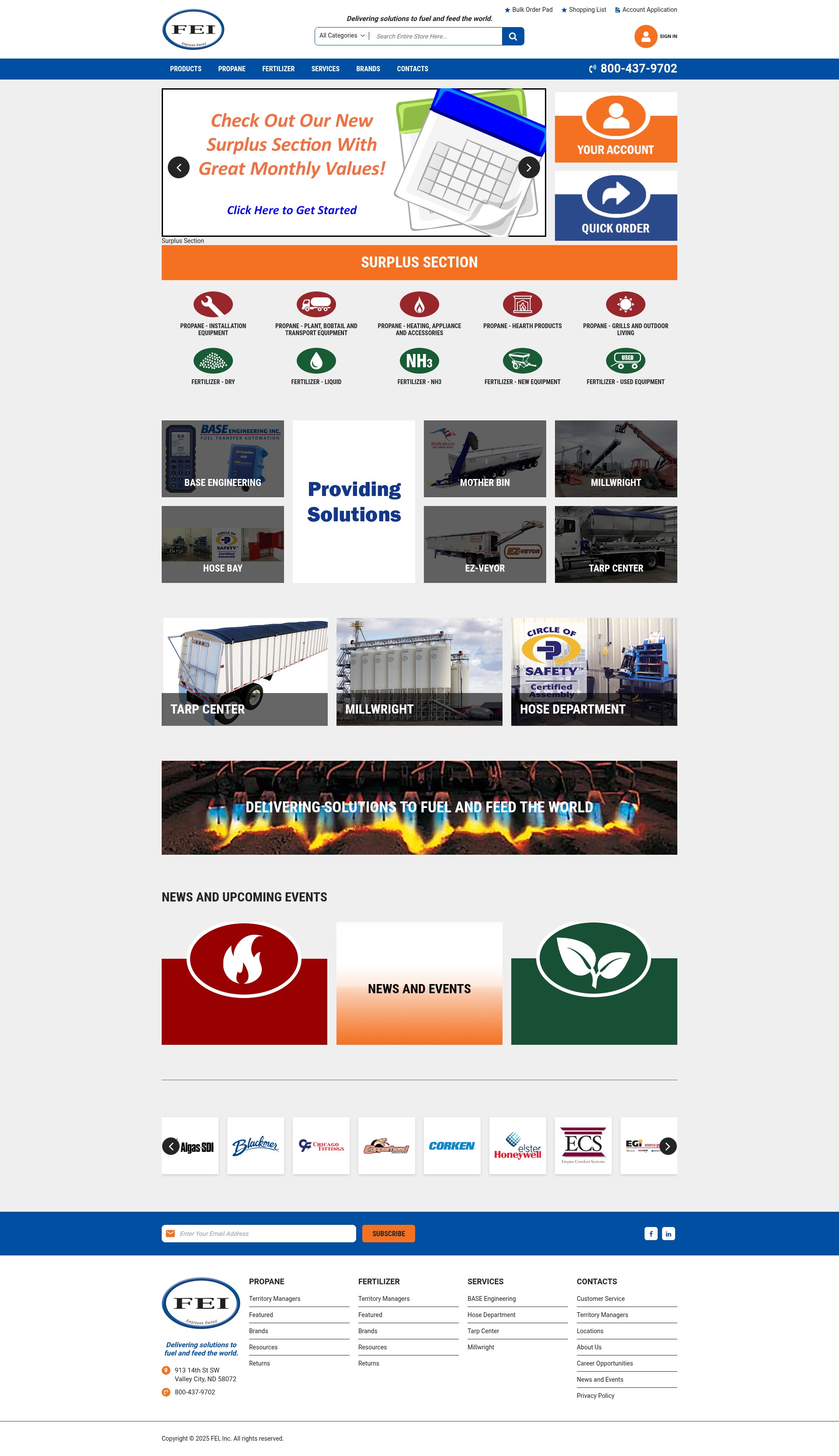 Screenshot of feiinc.com