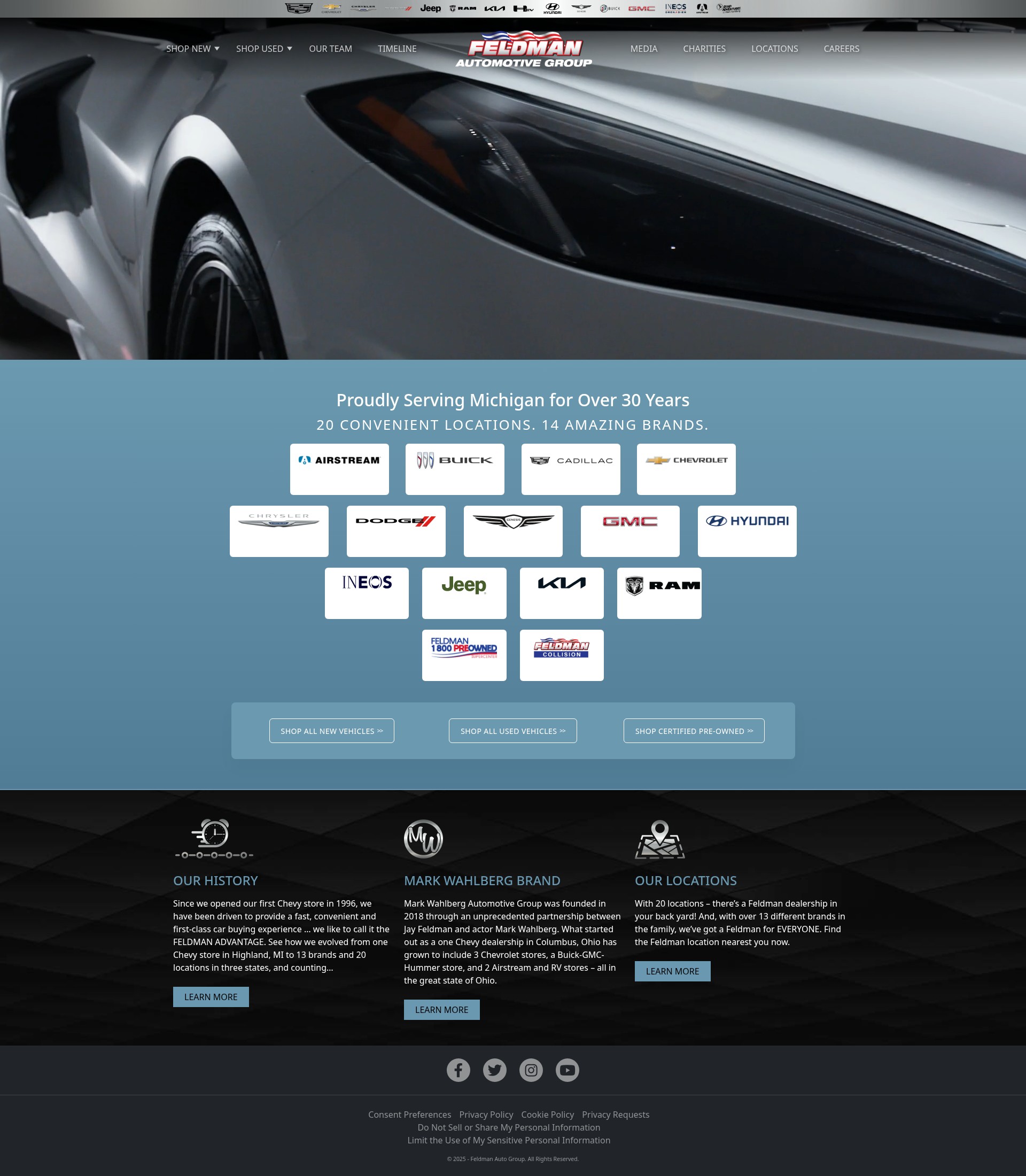 Screenshot of feldmanautomotive.com