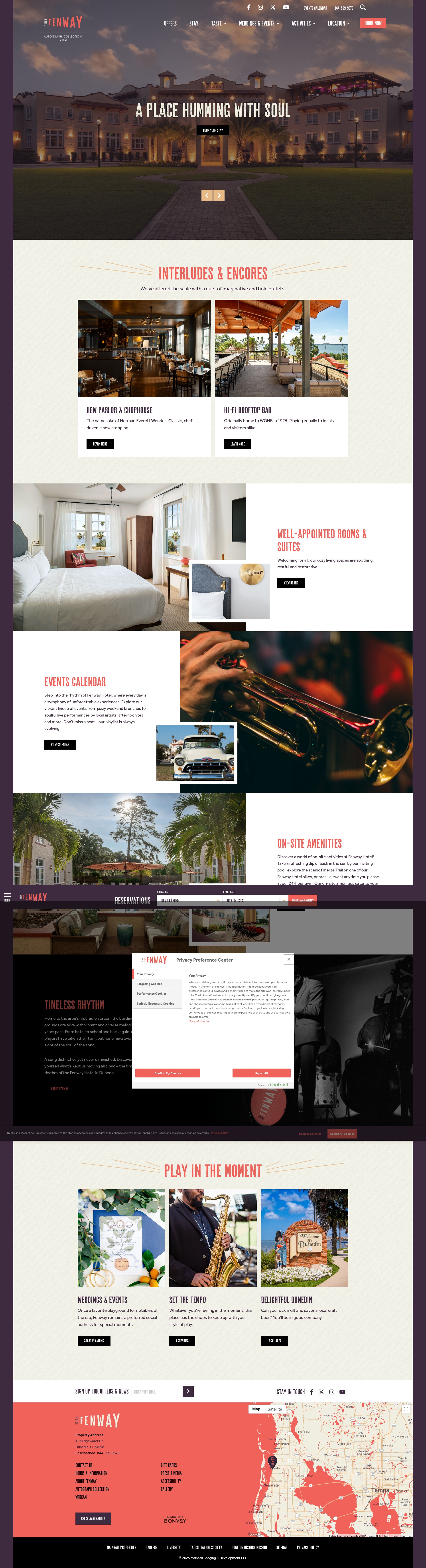Screenshot of fenwayhotel.com