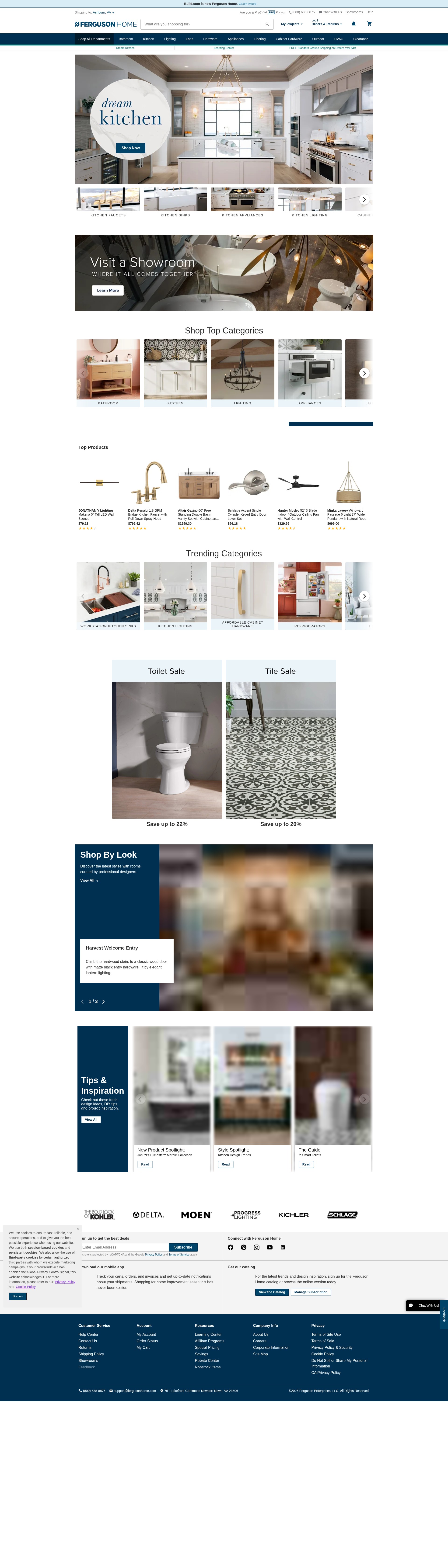 Screenshot of fergusonhome.com