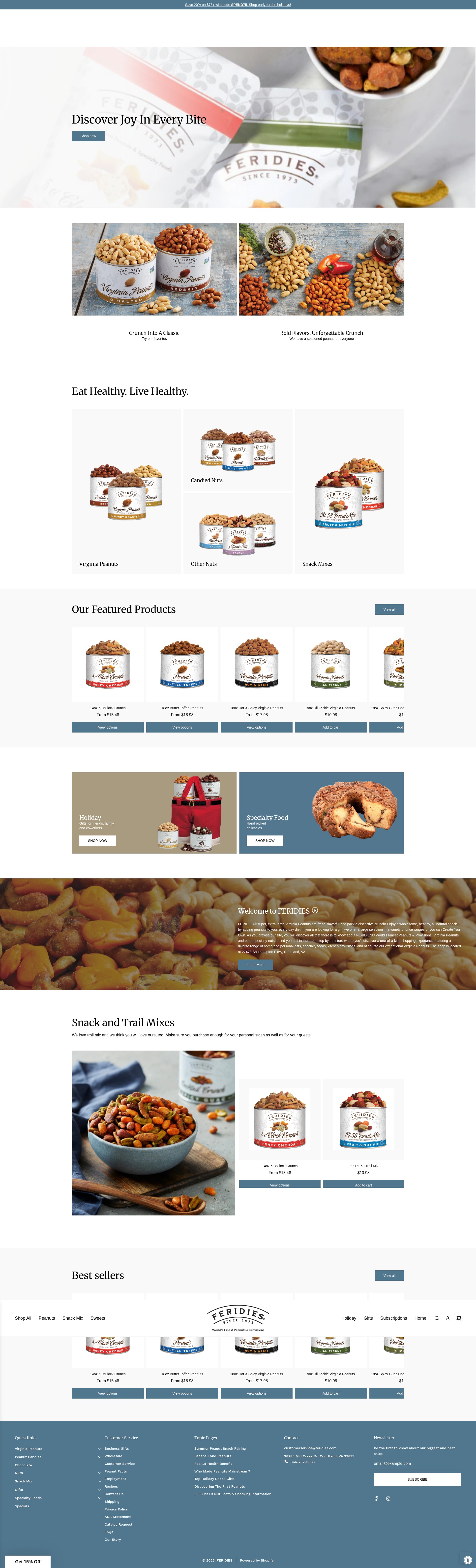 Screenshot of feridies.com