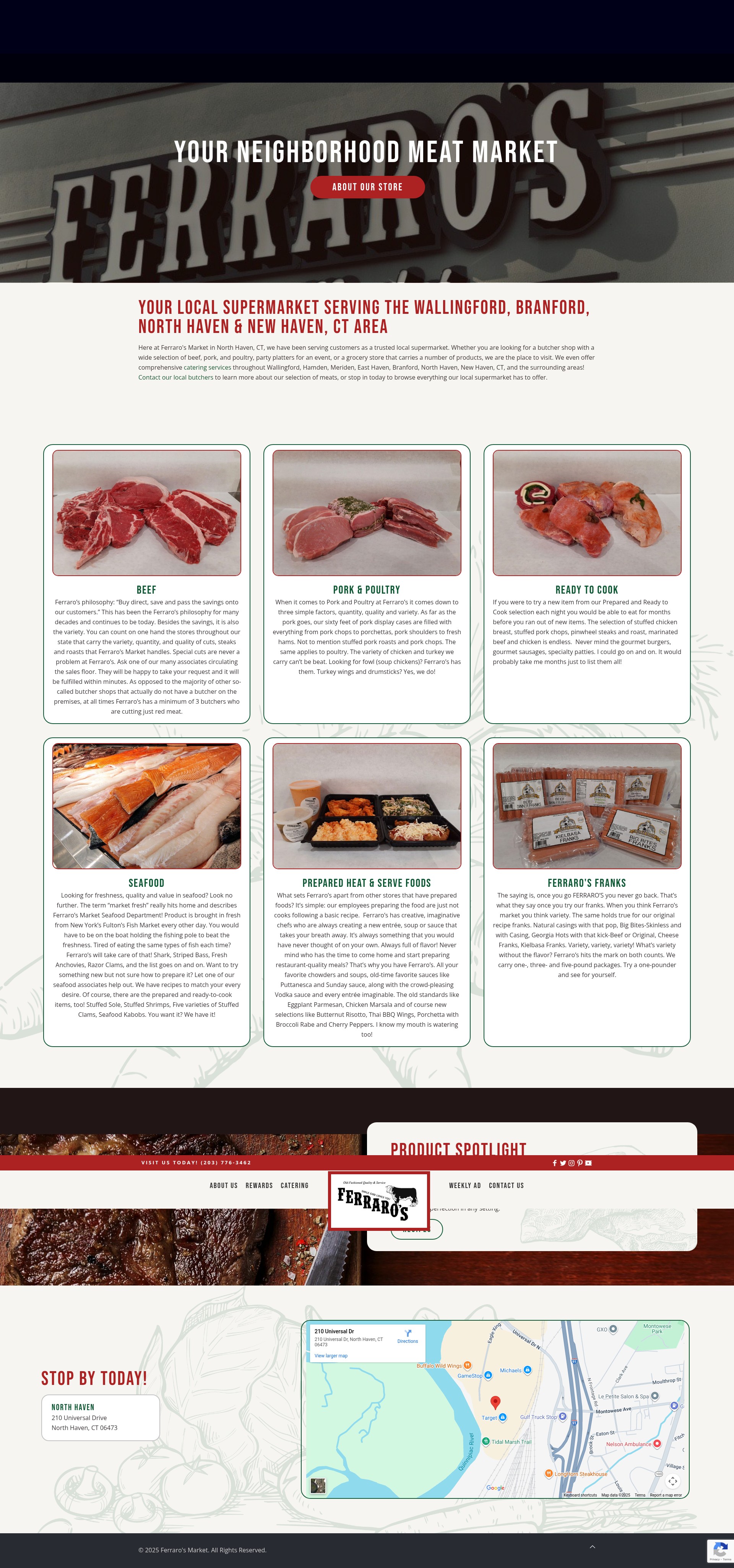 Screenshot of ferraromarket.com