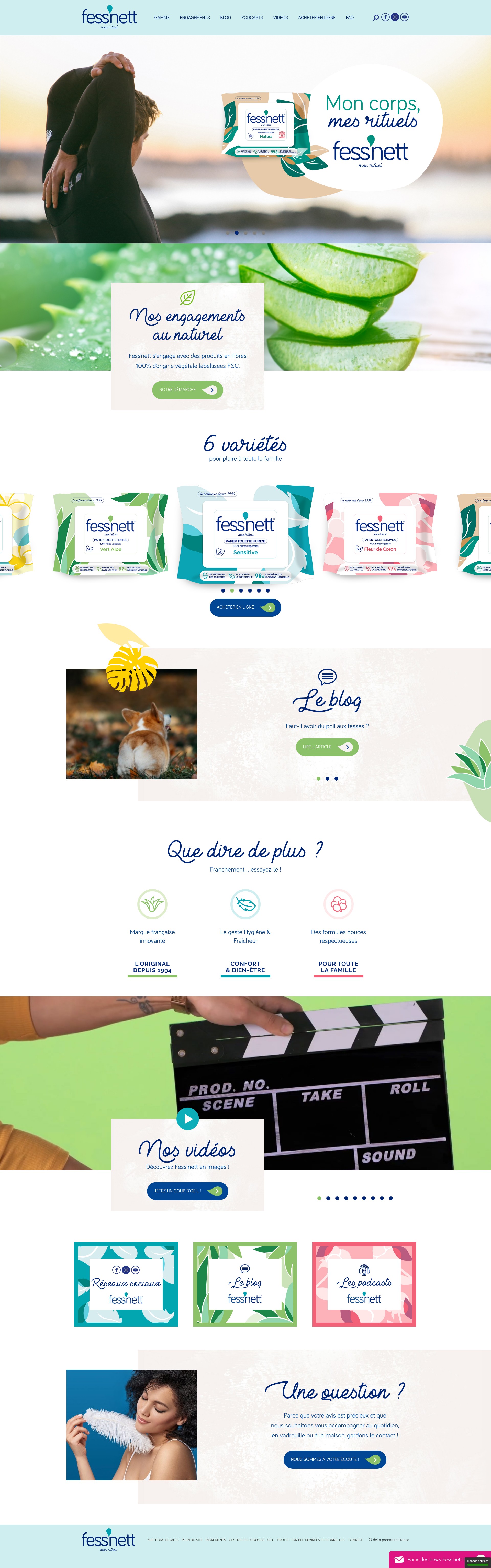 Screenshot of fessnett.fr