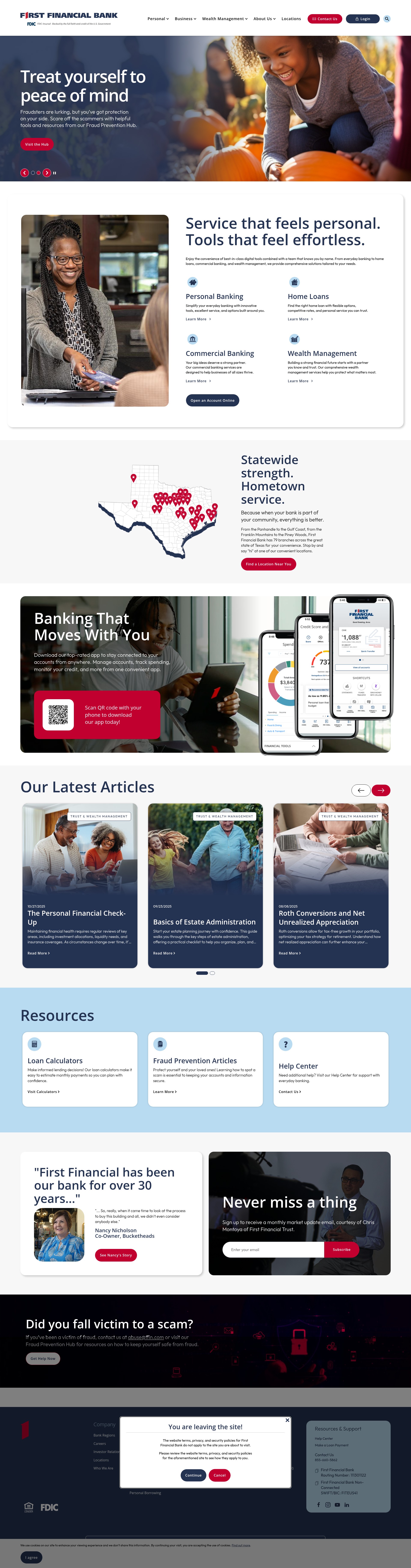 Screenshot of ffin.com
