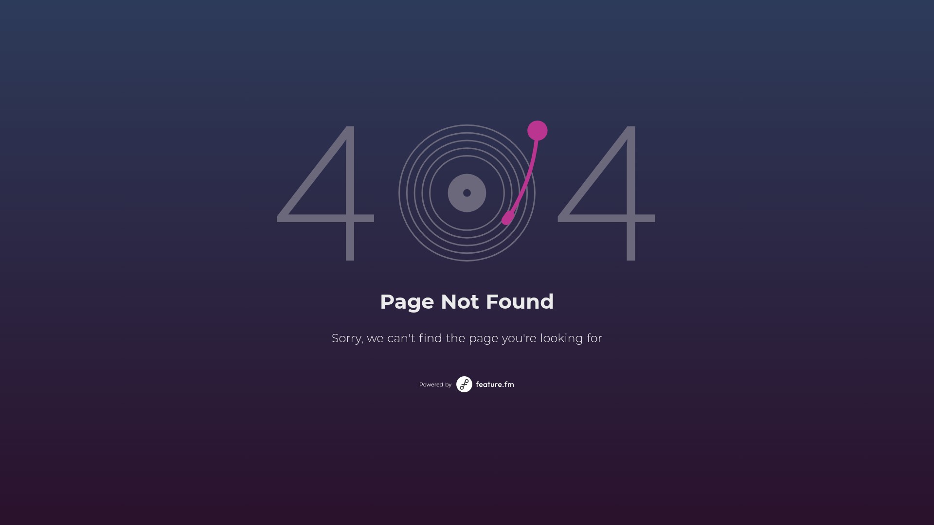 Screenshot of ffm.to