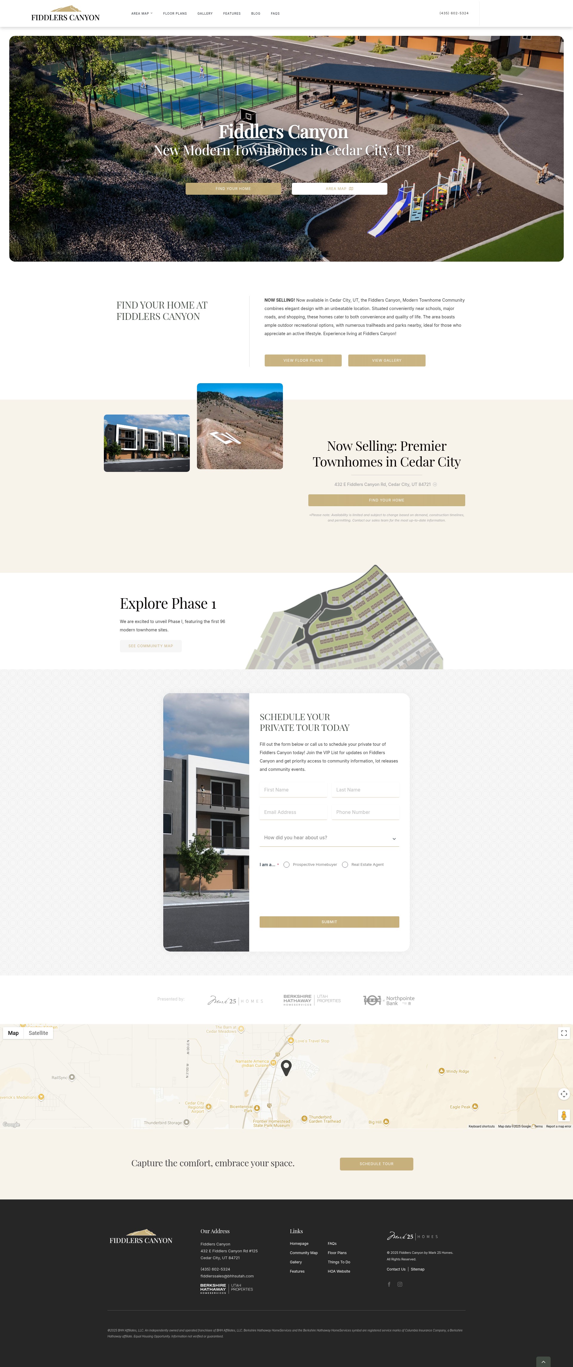 Screenshot of fiddlerscanyon.com