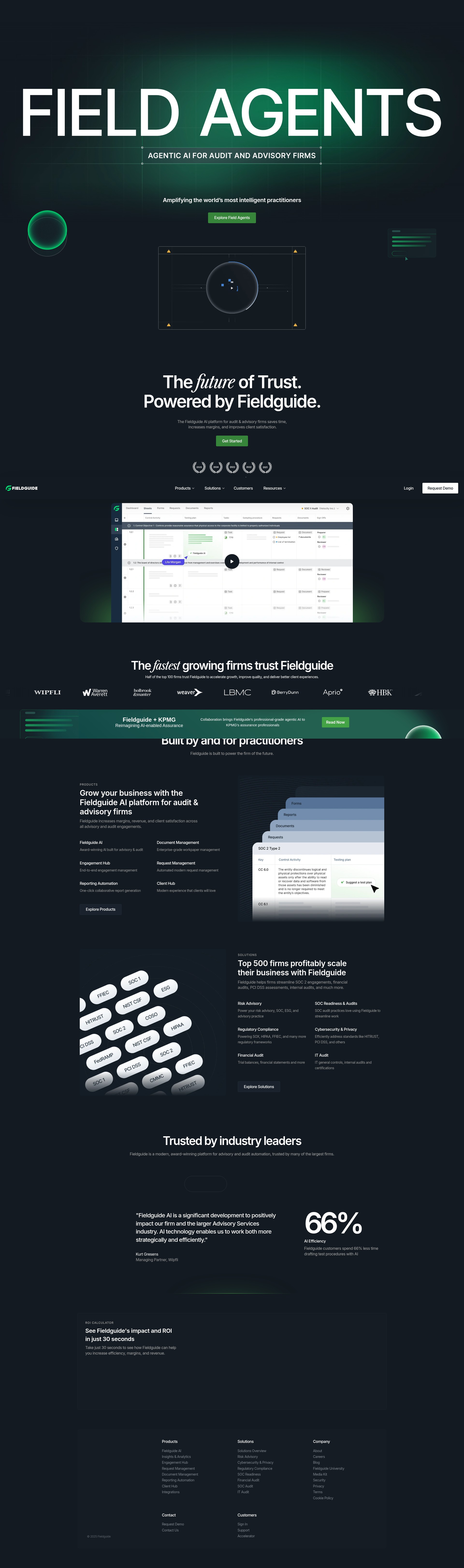 Screenshot of fieldguide.io