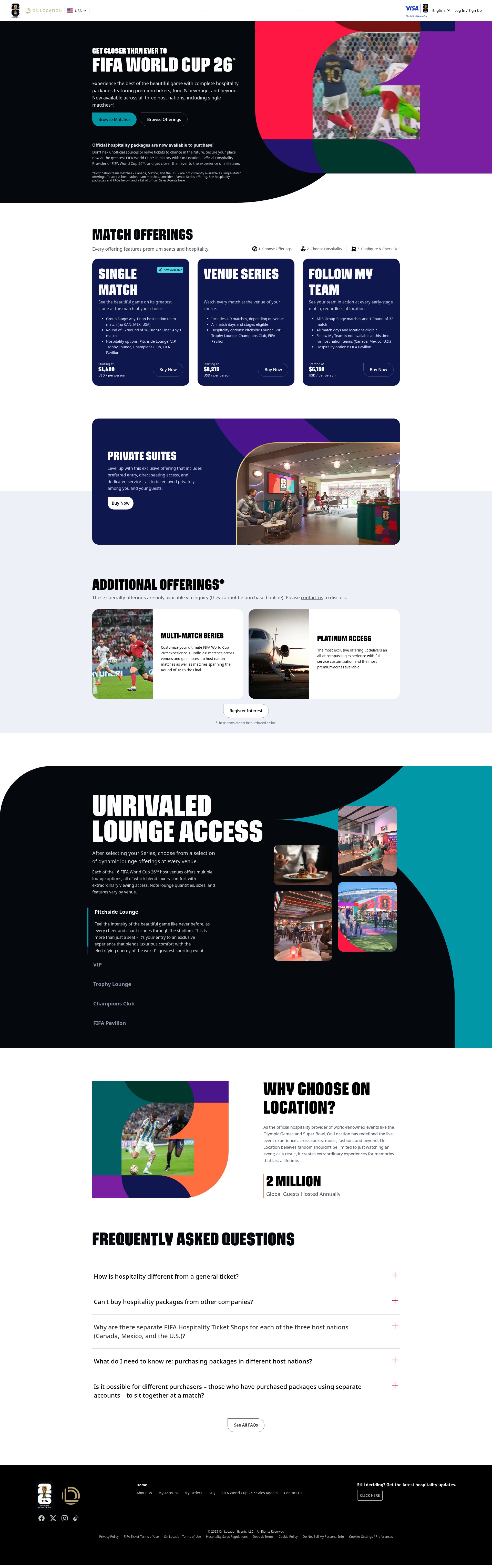 Screenshot of fifaworldcup26.hospitality.fifa.com