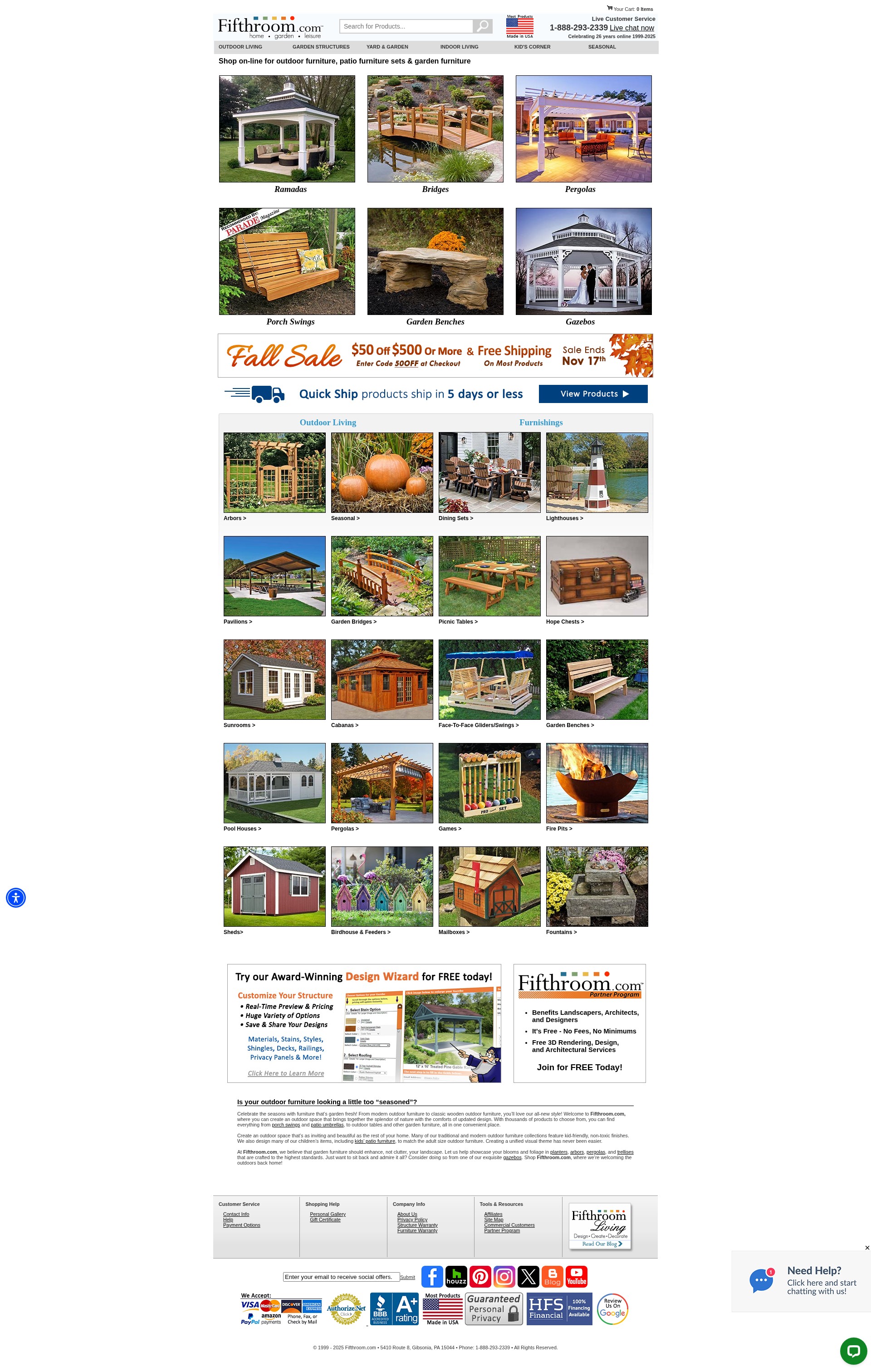 Screenshot of fifthroom.com